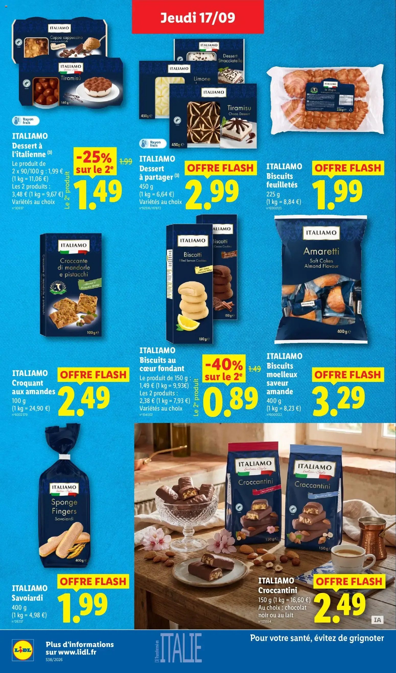 Lidl: Cap sur l'Italie! du 17 septembre au 23 septembre 2026 - Catalogue page 24