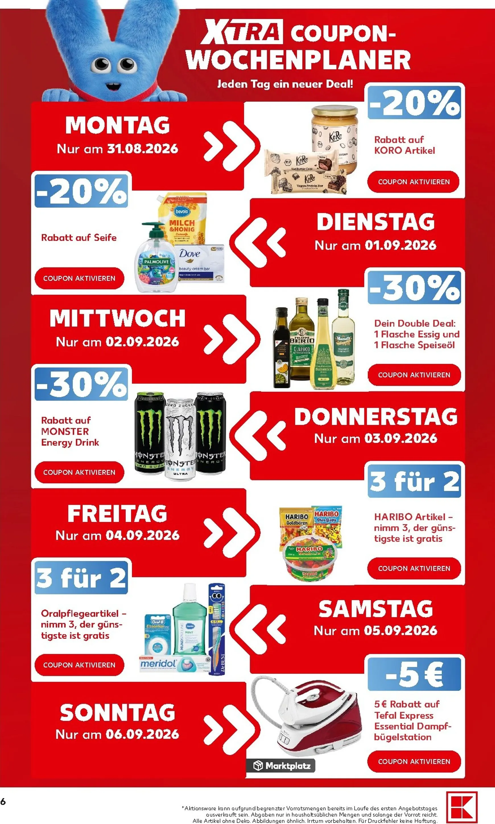 UNSERE XTRA SEPTEMBER HIGHLIGHTS von 3. September bis 16. September 2026 - Prospekt seite 6