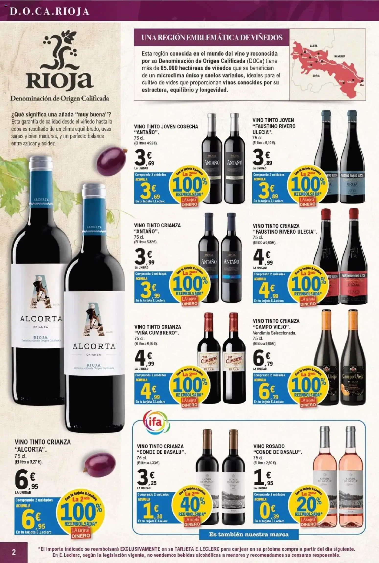 Catálogo de E.Leclerc - Feria del Vino 16 de septiembre al 4 de octubre 2026 - Página 2