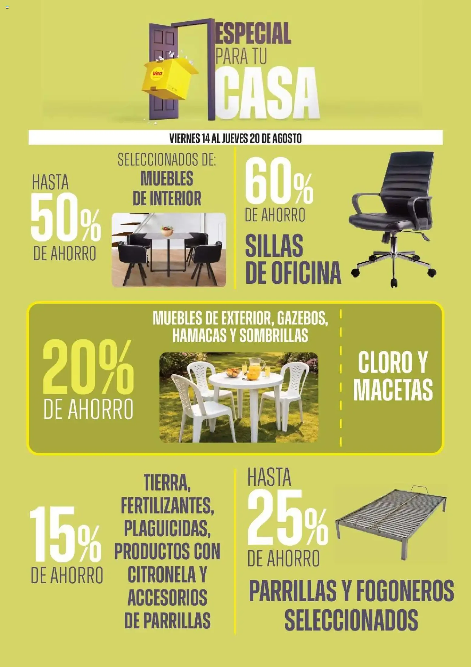 Ofertas de Vea - ESPECIAL PARA TU CASA del 14/08/2026 - 19/08/2026 14 de agosto al 19 de agosto 2026 - Página 4 del catálogo
