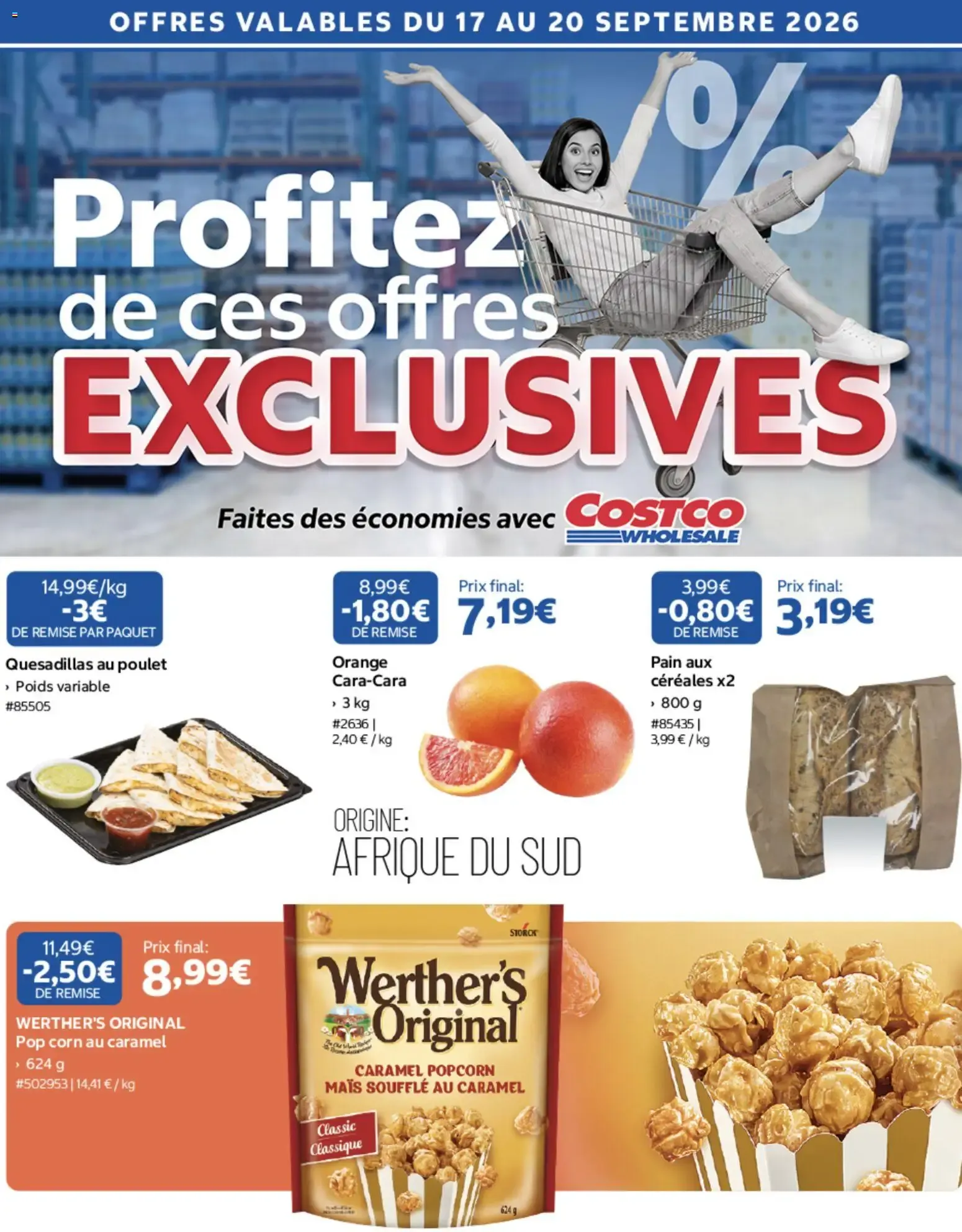 Costco offres exclusives à partir du 17/09/2026 - promo en ligne