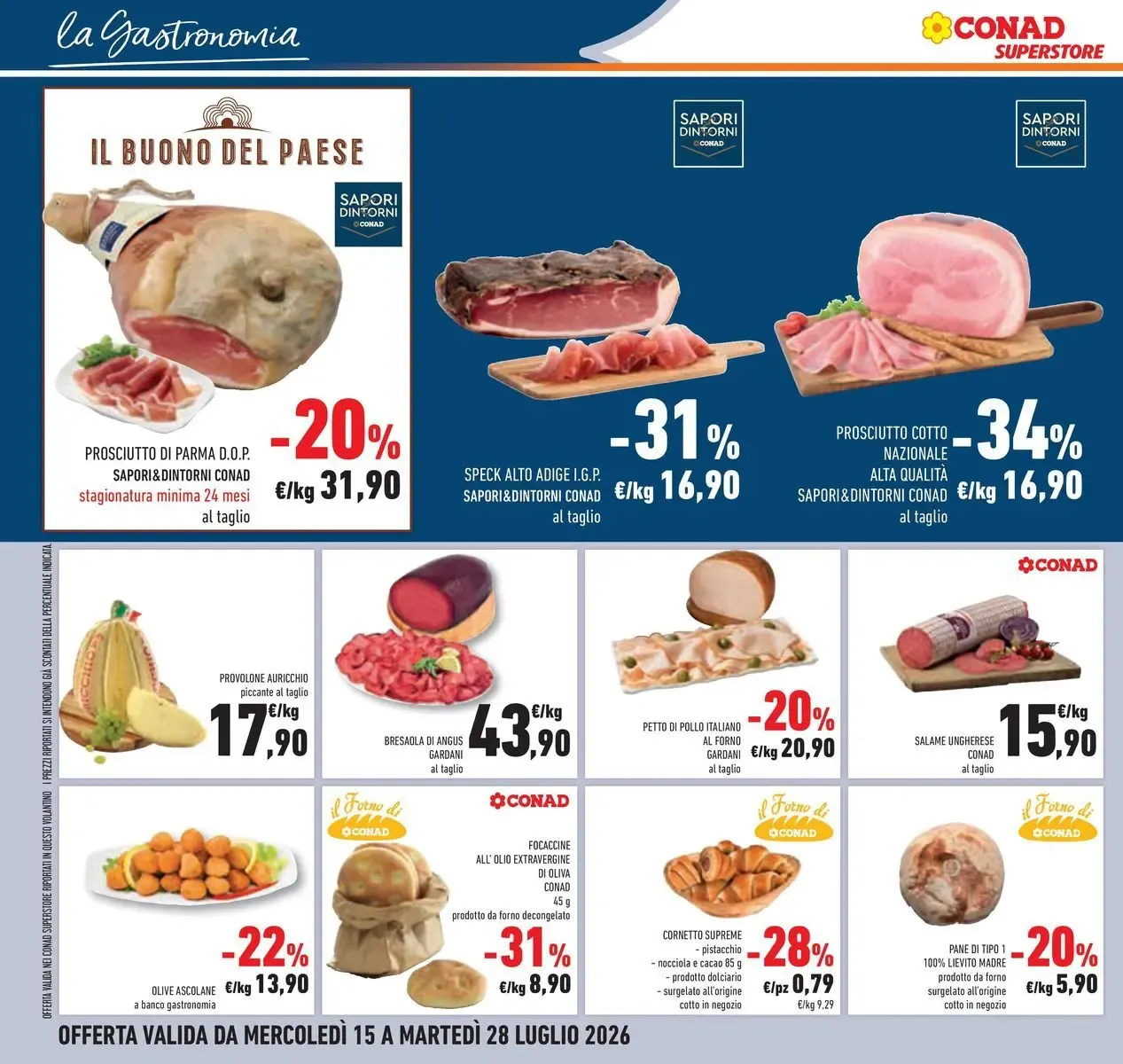 Conad Superstore: Pronti, Partenza Bis - Prendi 2, Paghi 1 da 15 luglio a 28 luglio di 2026 - Pagina del volantino 14