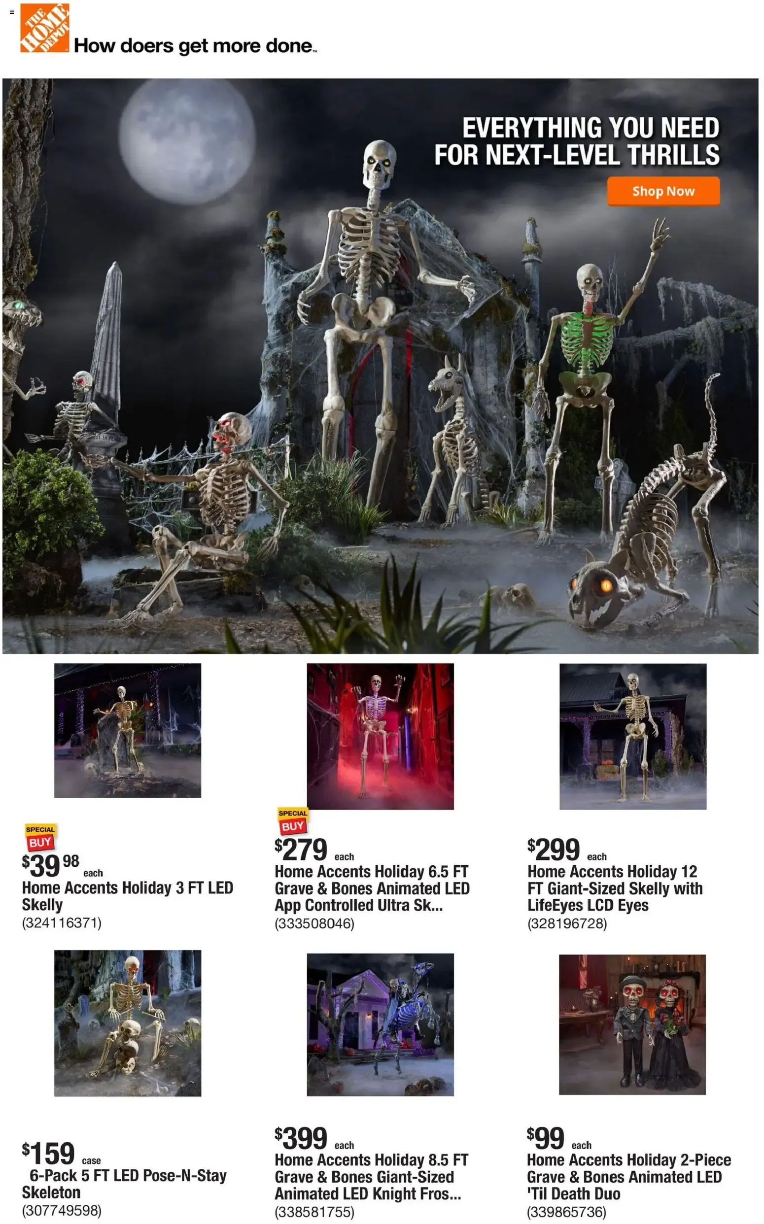 Weekly ad Home Depot Halloween Decorations from October 1 to October 8 2026 - Page 1