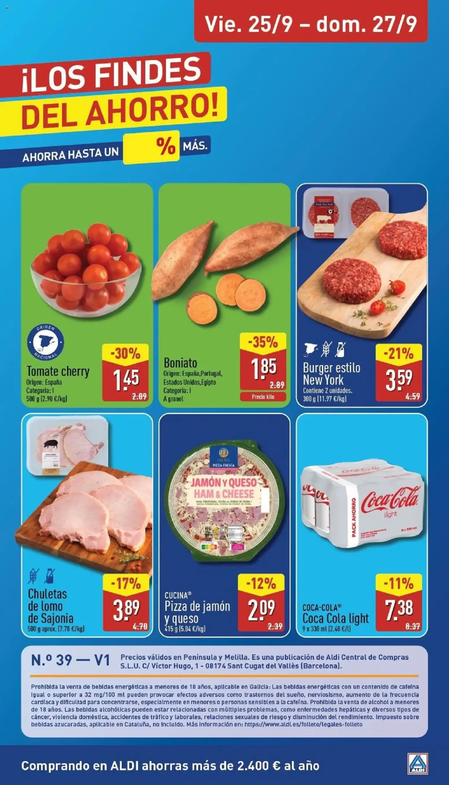 Catálogo de ALDI: Qué poco cuesta comprar bien 21 de septiembre al 27 de septiembre 2026 - Página 28