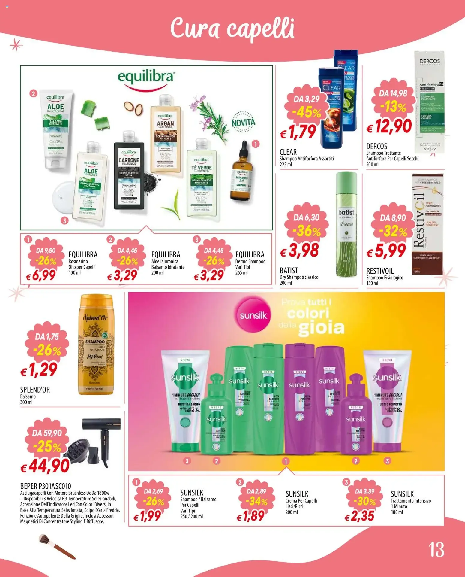 Segreti di Bellezza - Famila Galassia Superstore da 1 ottobre a 28 ottobre di 2026 - Pagina del volantino 13
