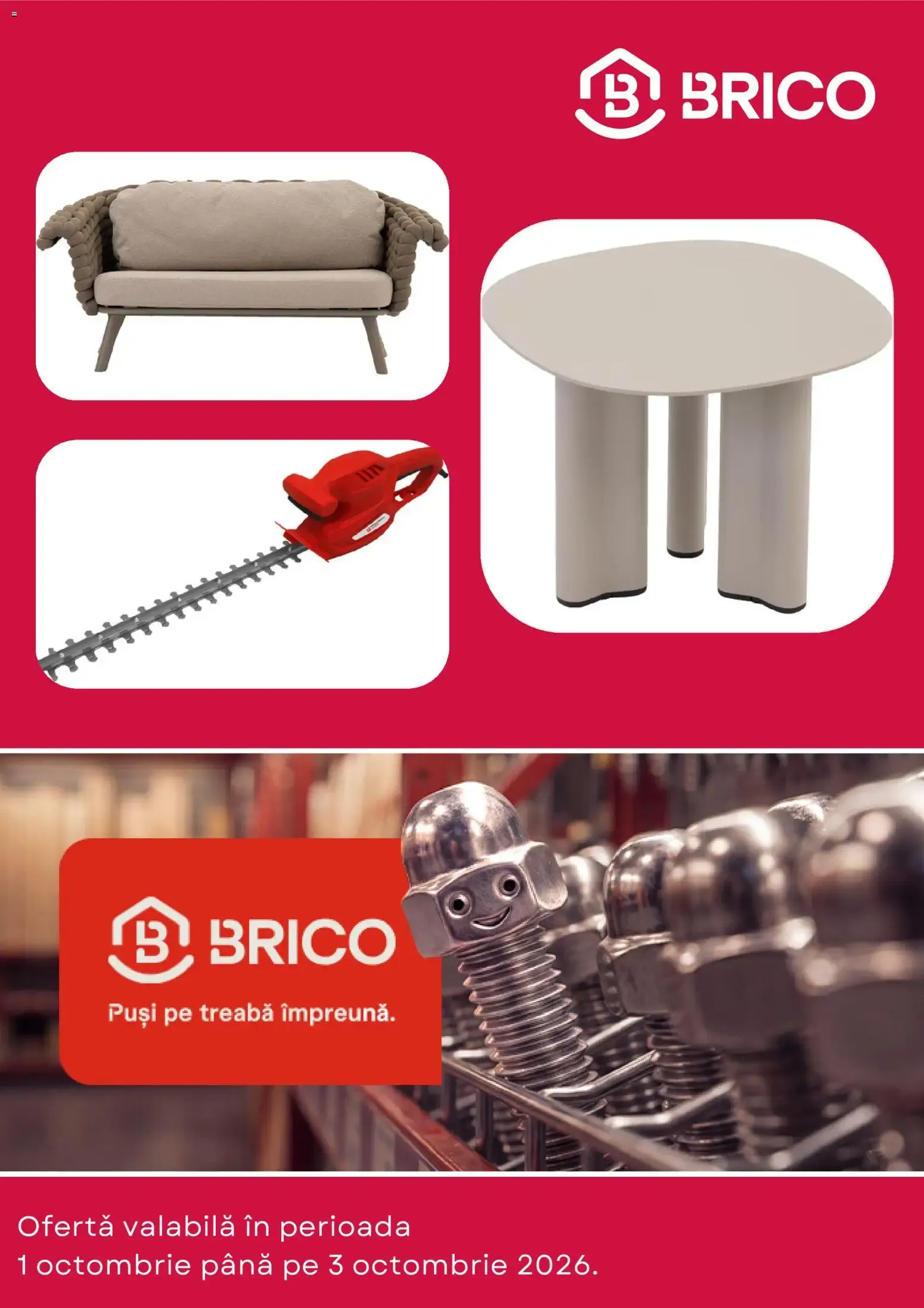 Catalog Brico Depot Catalog - Oferta 01.10.2026 - 03.10.2026 de la 1 octombrie până la 3 octombrie 2026 - Revista Pagina 1
