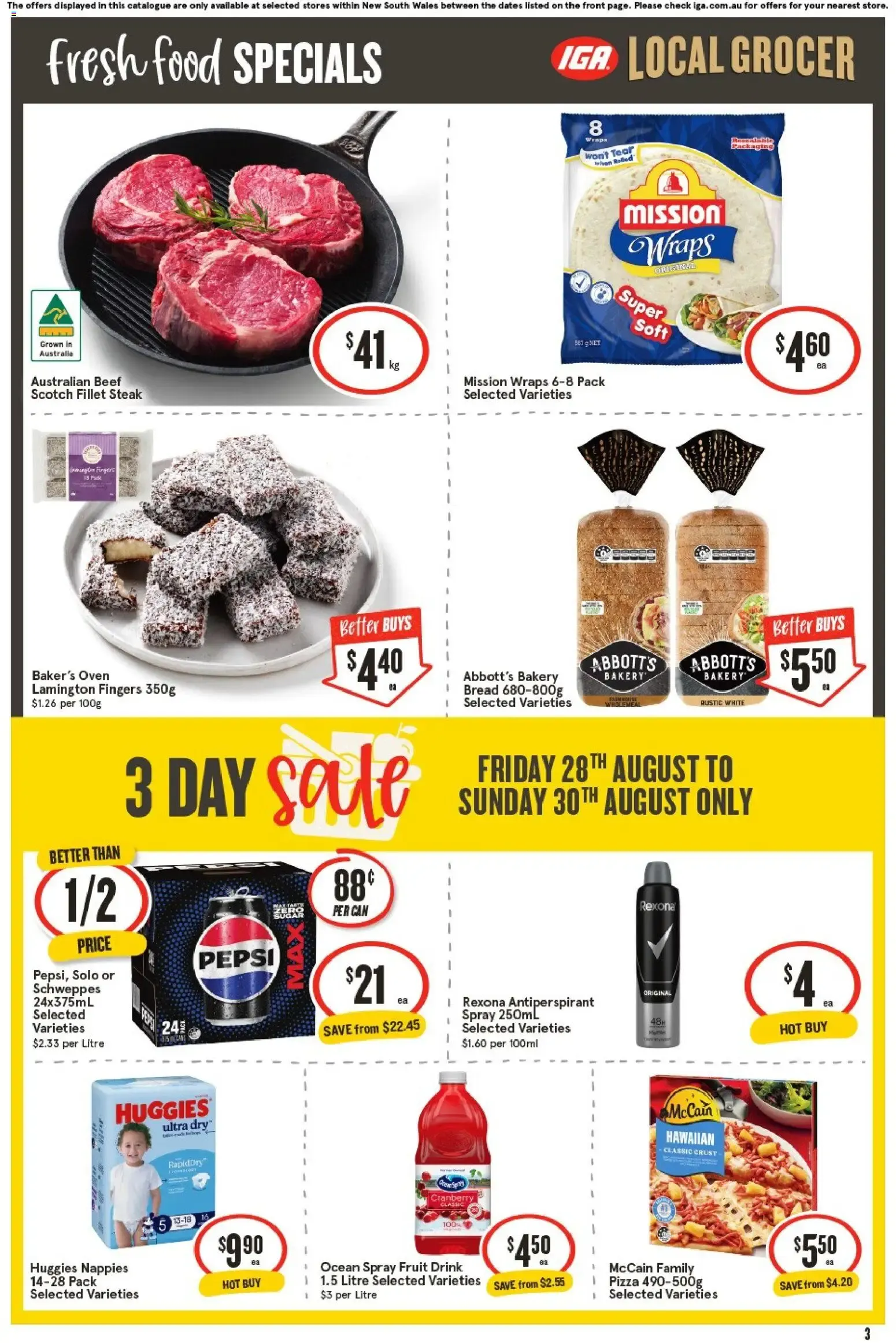 IGA Local Grocer: Great Saves - Catalogue valid from 26 August to 1 September 2026 - page 3