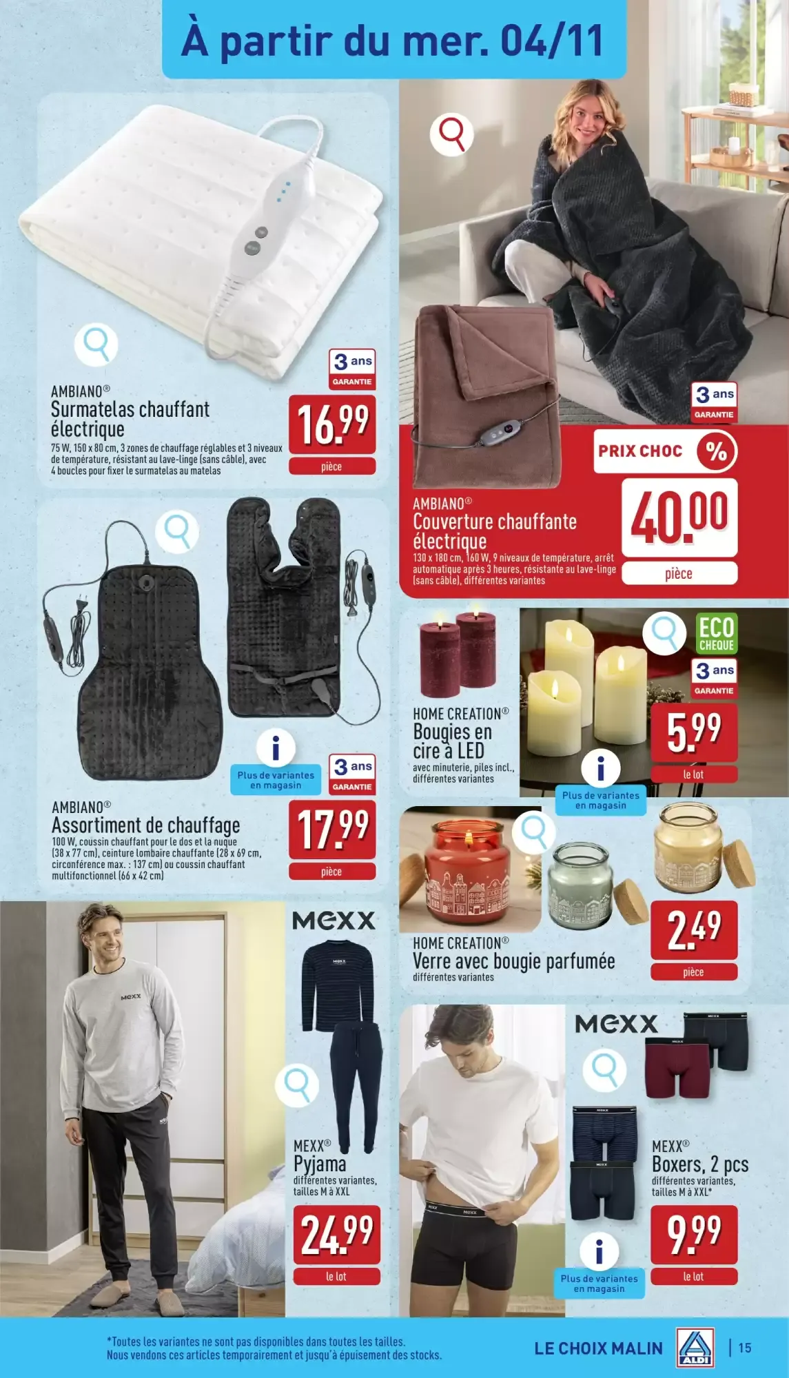 ALDI Dépliant du lun. 02/11 au sam. 07/11 inclus van 2 november tot 7 november 2026 - folder pagina 15
