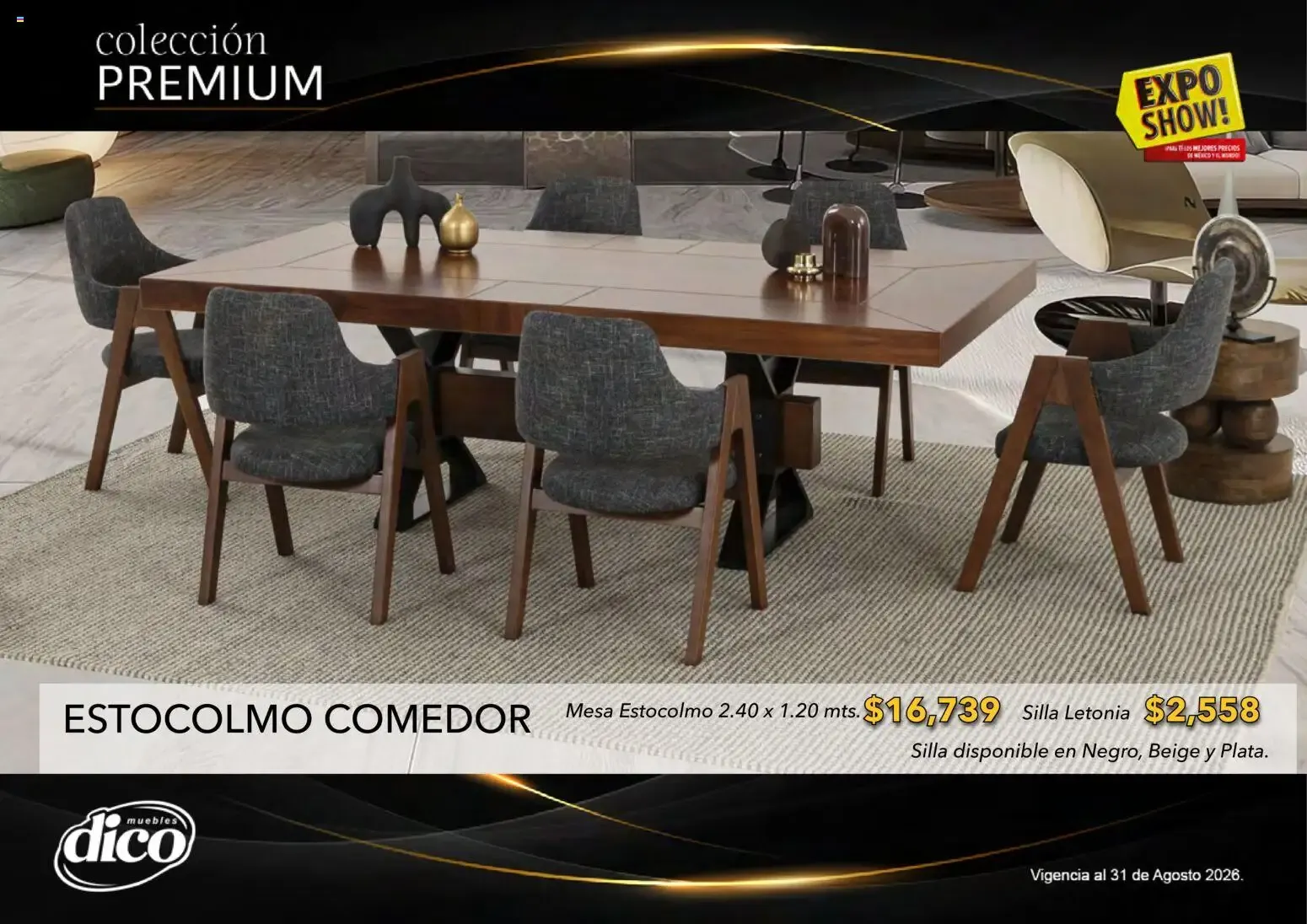 Catálogo de Muebles Dico Catálogo: Colección Premium y Expo Show! 1 de agosto al 31 de agosto 2026 - Pagina 2