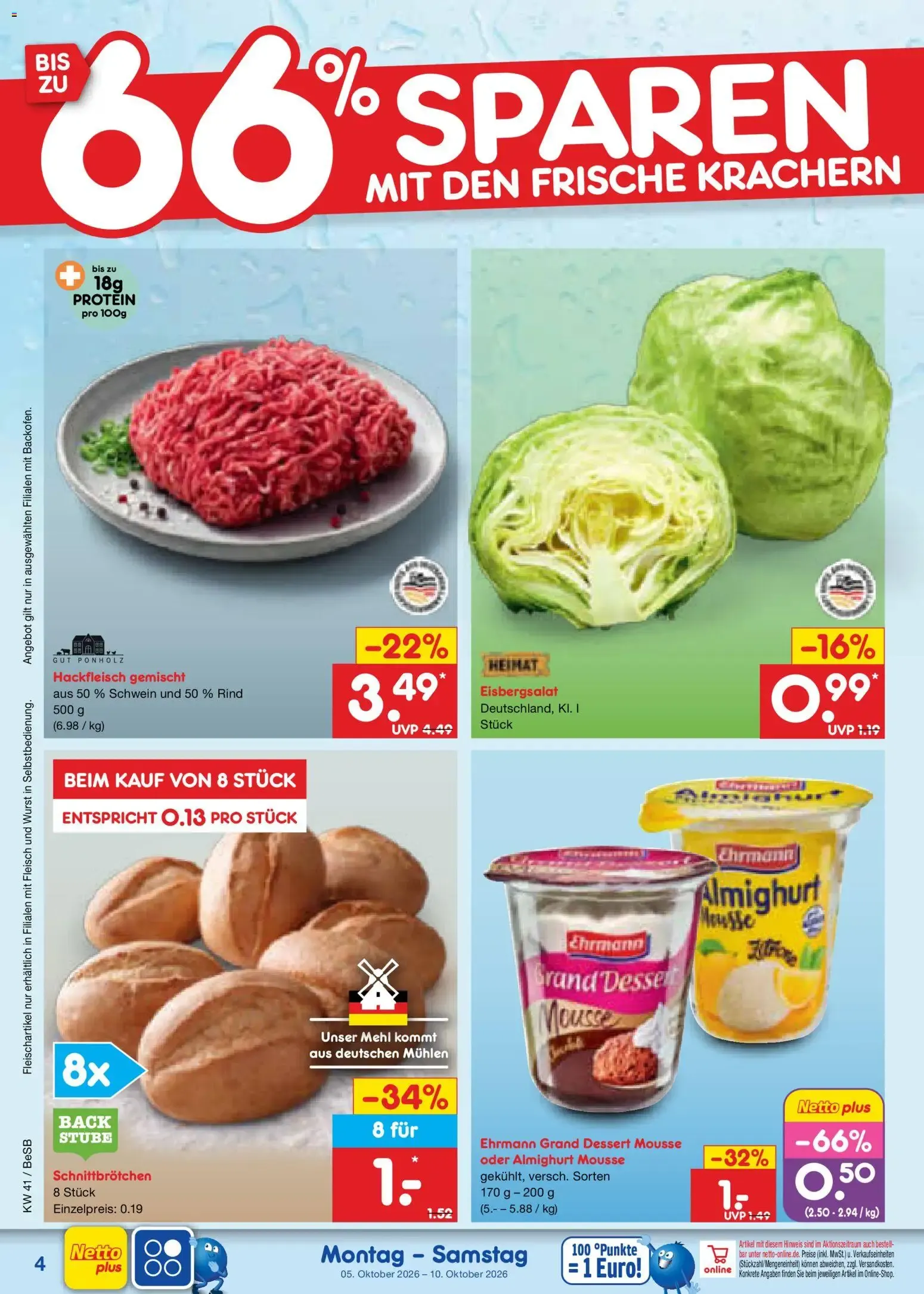 Netto Marken-Discount Prospekt (ab 05.10.2026) » Angebote van 5 oktober tot 10 oktober 2026 - Folder pagina 4