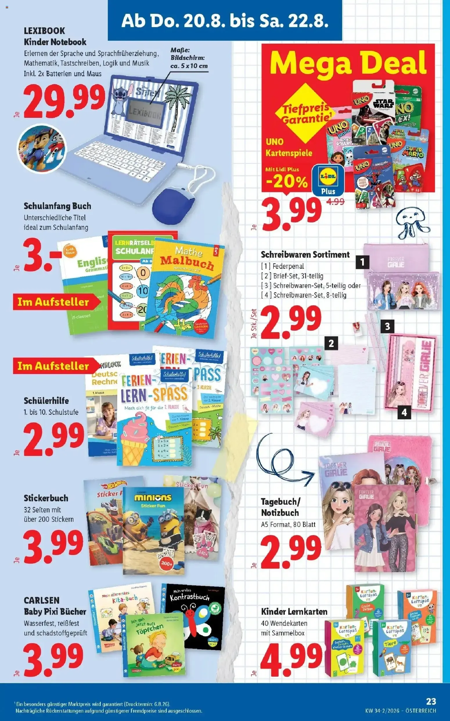 Lidl Plus - Österreichs günstigste Preise von 20. August bis 22. August 2026 - Flugblätt seite  27
