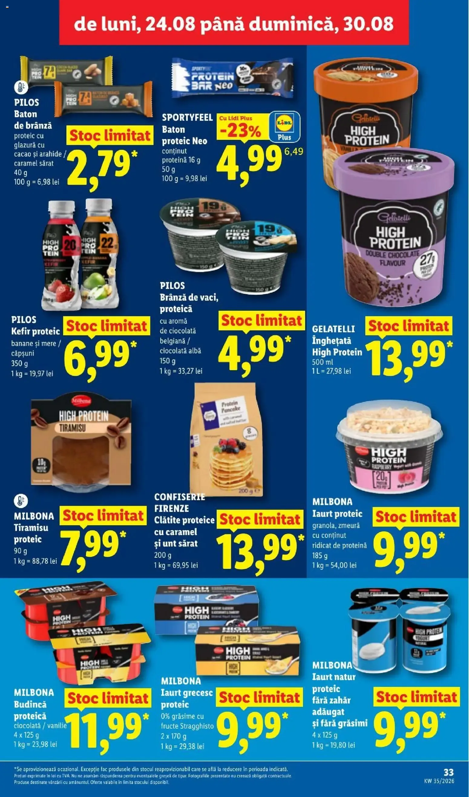 Catalog LIDL: Ieftin și înainte, și după ziua de salariu (Ofertas del 24 al 30 de agosto de 2026) de la 24 august până la 30 august 2026 - Revista Pagina 33