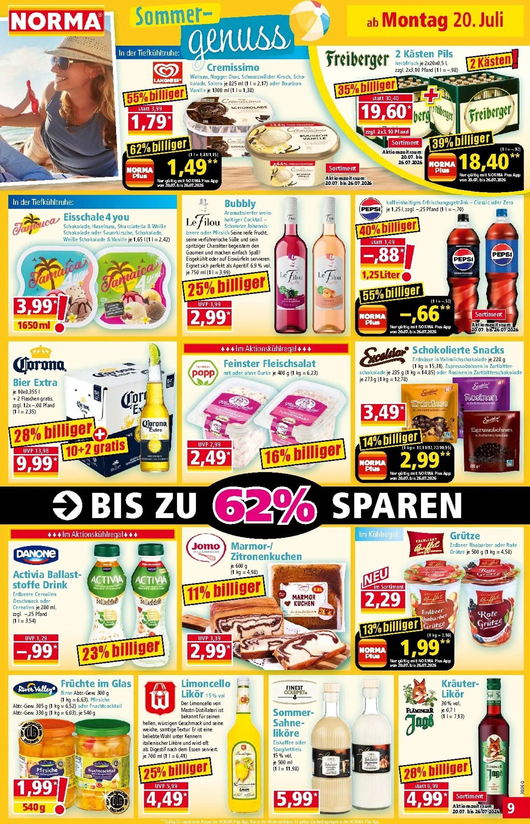 NORMA von 20. Juli bis 26. Juli 2026 - Prospekt seite 9