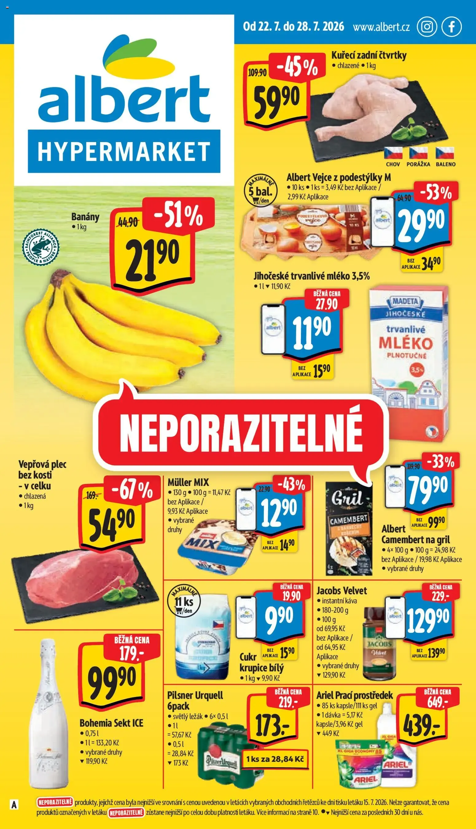 Albert leták - Hypermarket od 22.07.2026 - Akční leták