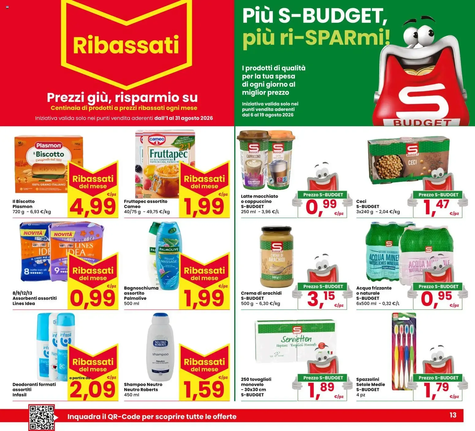 Nuovo Eurospar volantino dal 06/08/2026 > offerte anteprima 🛍️ da 6 agosto a 19 agosto di 2026 - Pagina del volantino 13