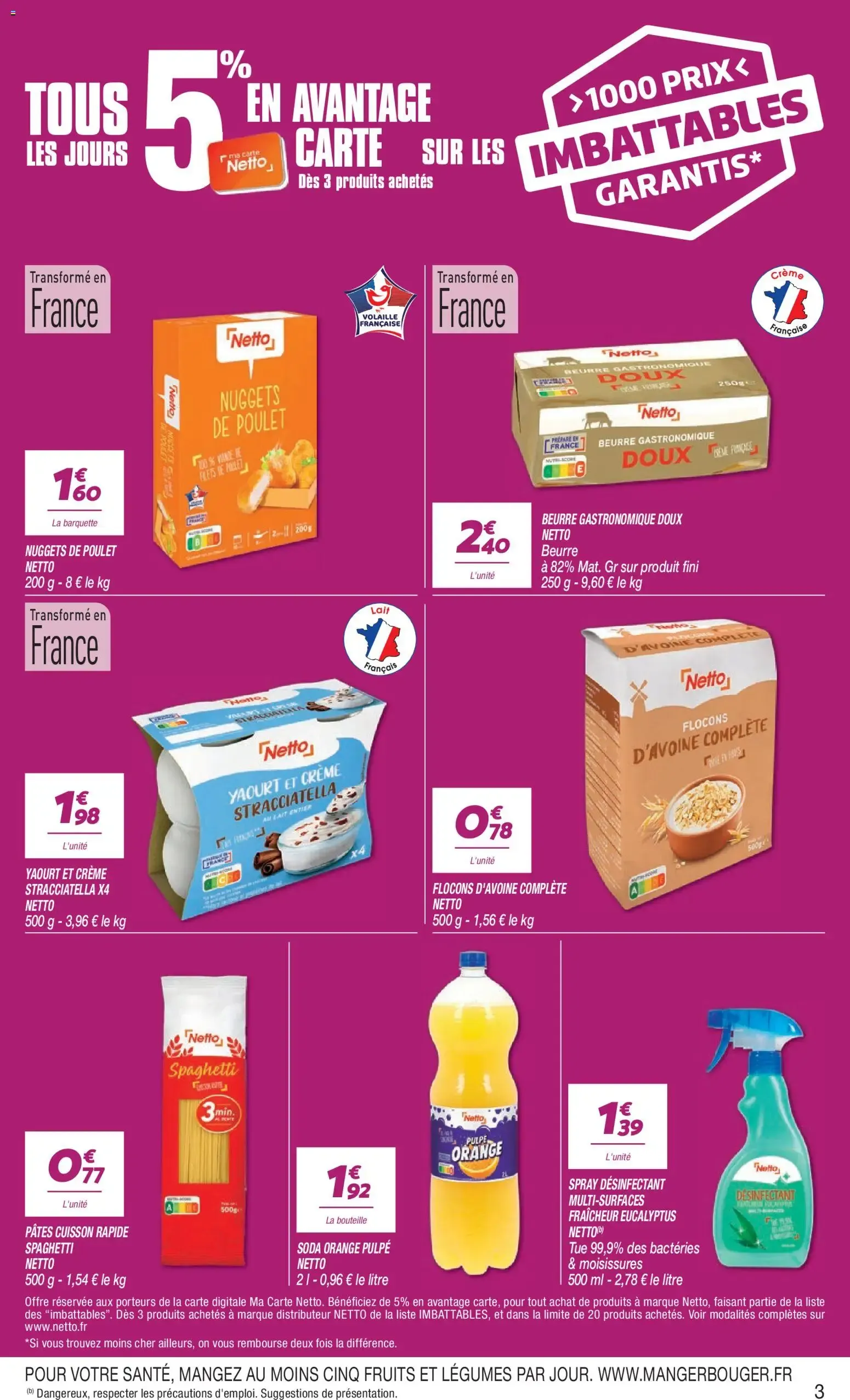 Netto catalogue à partir du 29/09/2026 - promo en ligne du 29 septembre au 5 octobre 2026 - Catalogue page 3