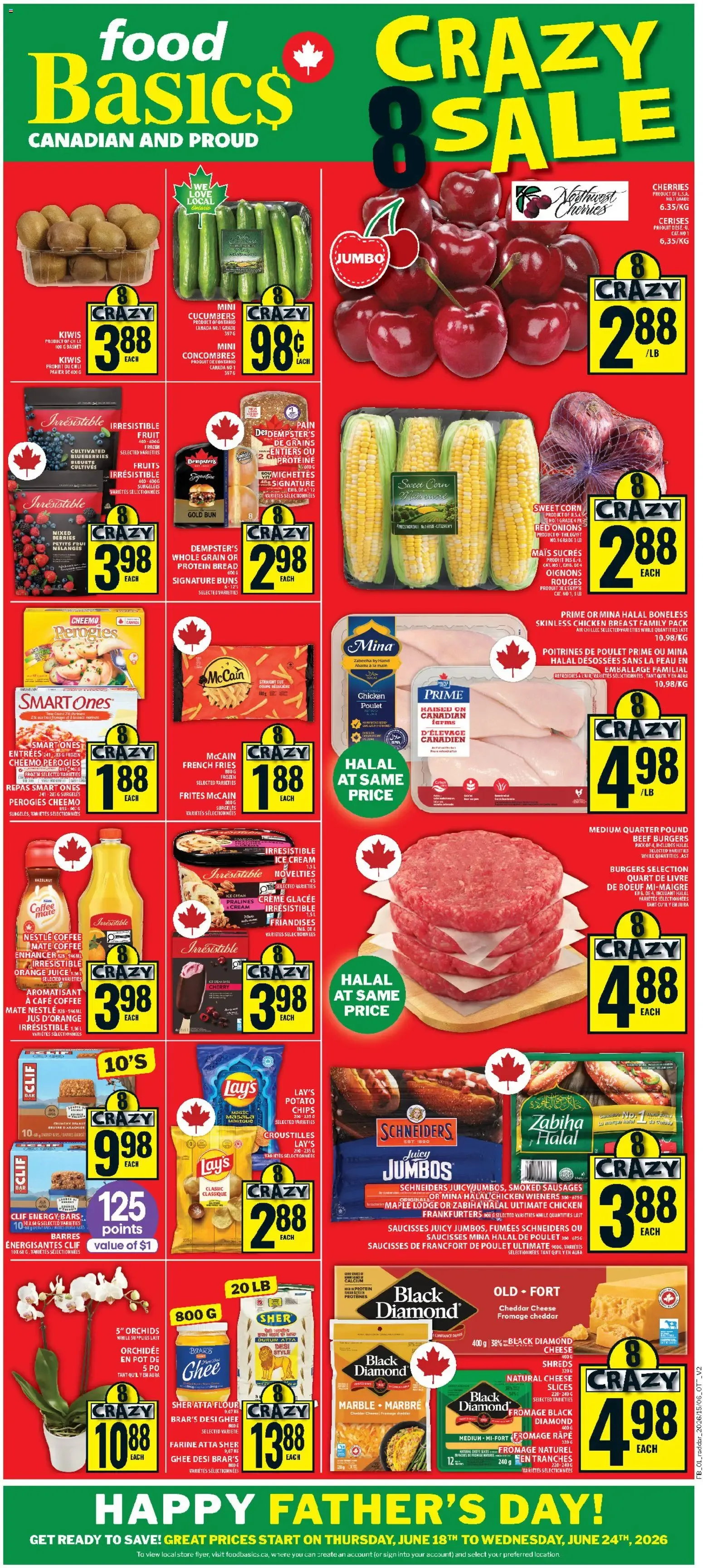Food Basics weekly flyer - Kanata from Jun 18, 2026 > weekly specials & deals from June 18 to June 24 2026 - flyer page 1