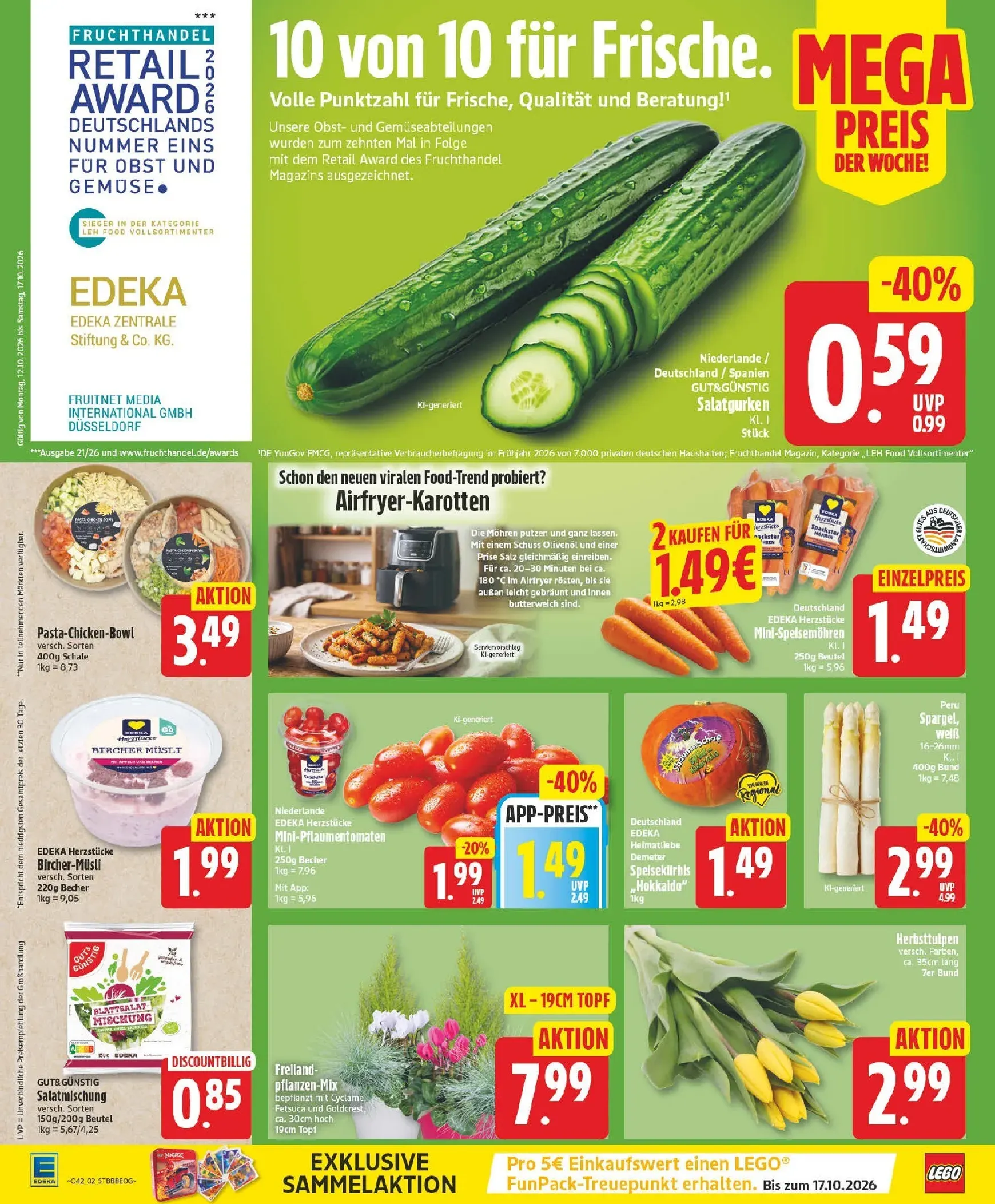Edeka Prospekt nächste Woche – von Montag 12.10.2026 bis Samstag 17.10.2026 von 12. Oktober bis 17. Oktober 2026 - Prospekt seite 2