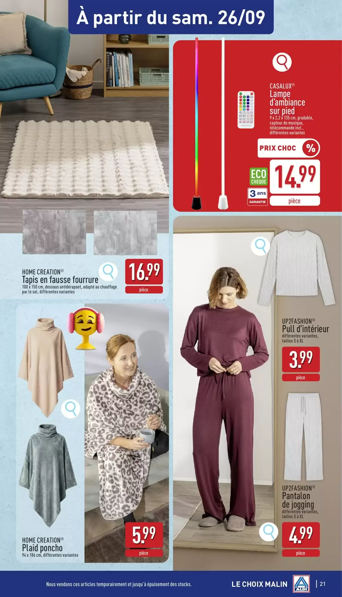 ALDI Dépliant du 21/09 au 26/09 van 21 september tot 26 september 2026 - folder pagina 21