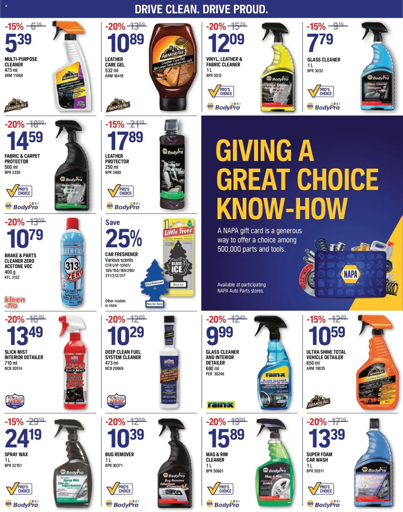 NAPA Auto Parts weekly flyer from Aug 1, 2026 > weekly specials & deals from August 1 to August 31 2026 - flyer page 6