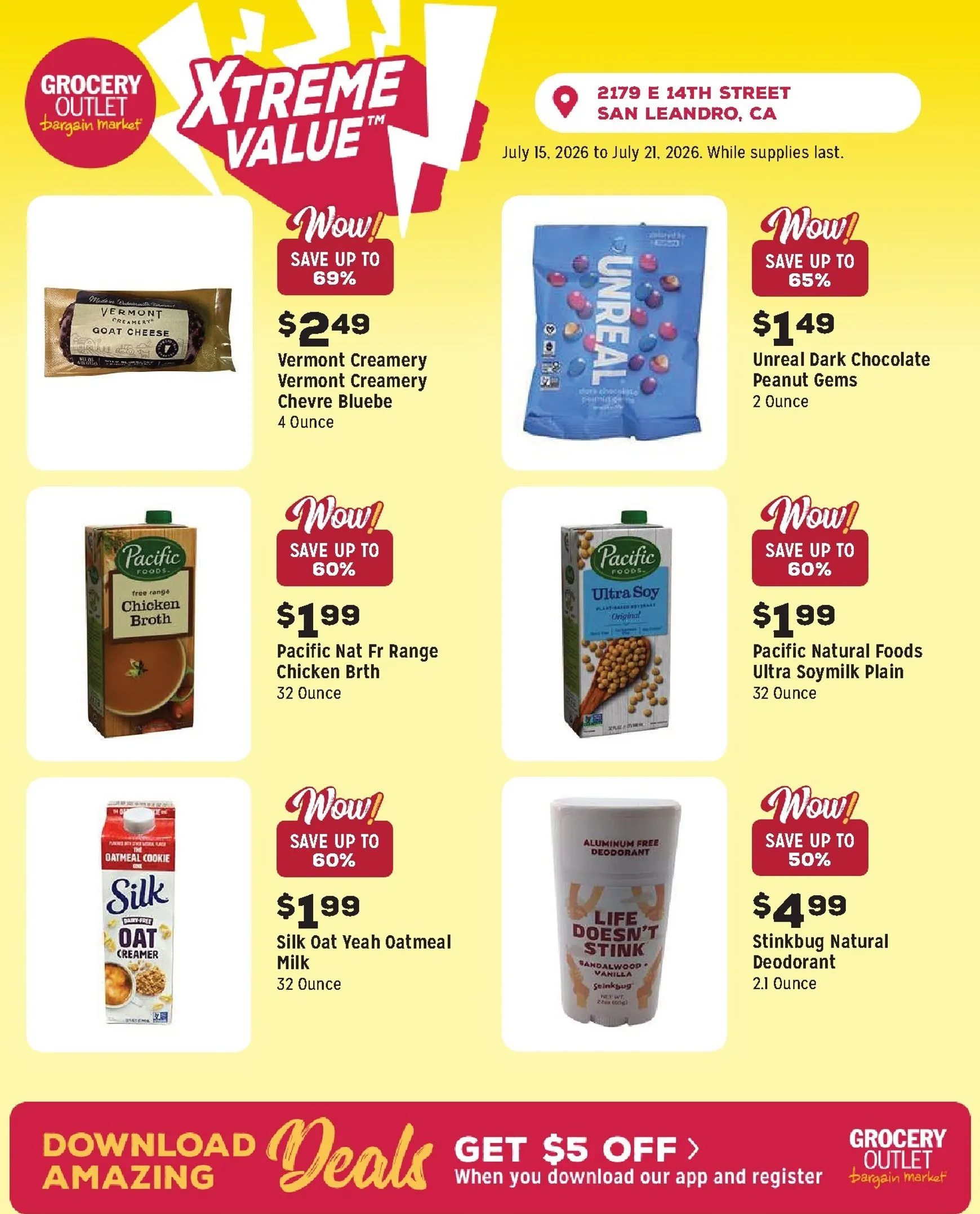 Weekly ad Grocery Outlet: Healthy Never Looked So Affordable from July 15 to July 21 2026 - Page 5