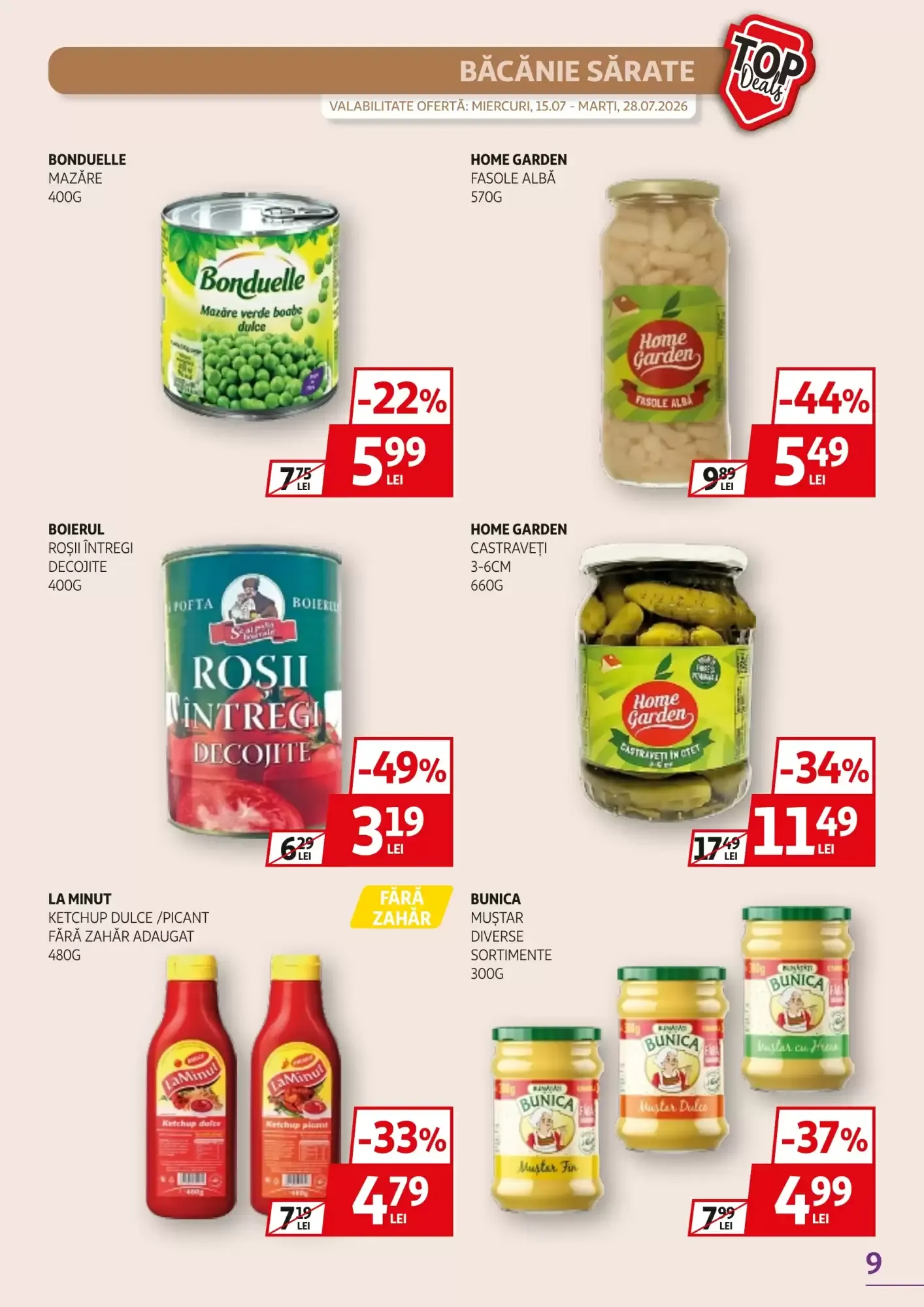 Catalog Catalog Auchan de la 15 iulie până la 28 iulie 2026 - Revista Pagina 9