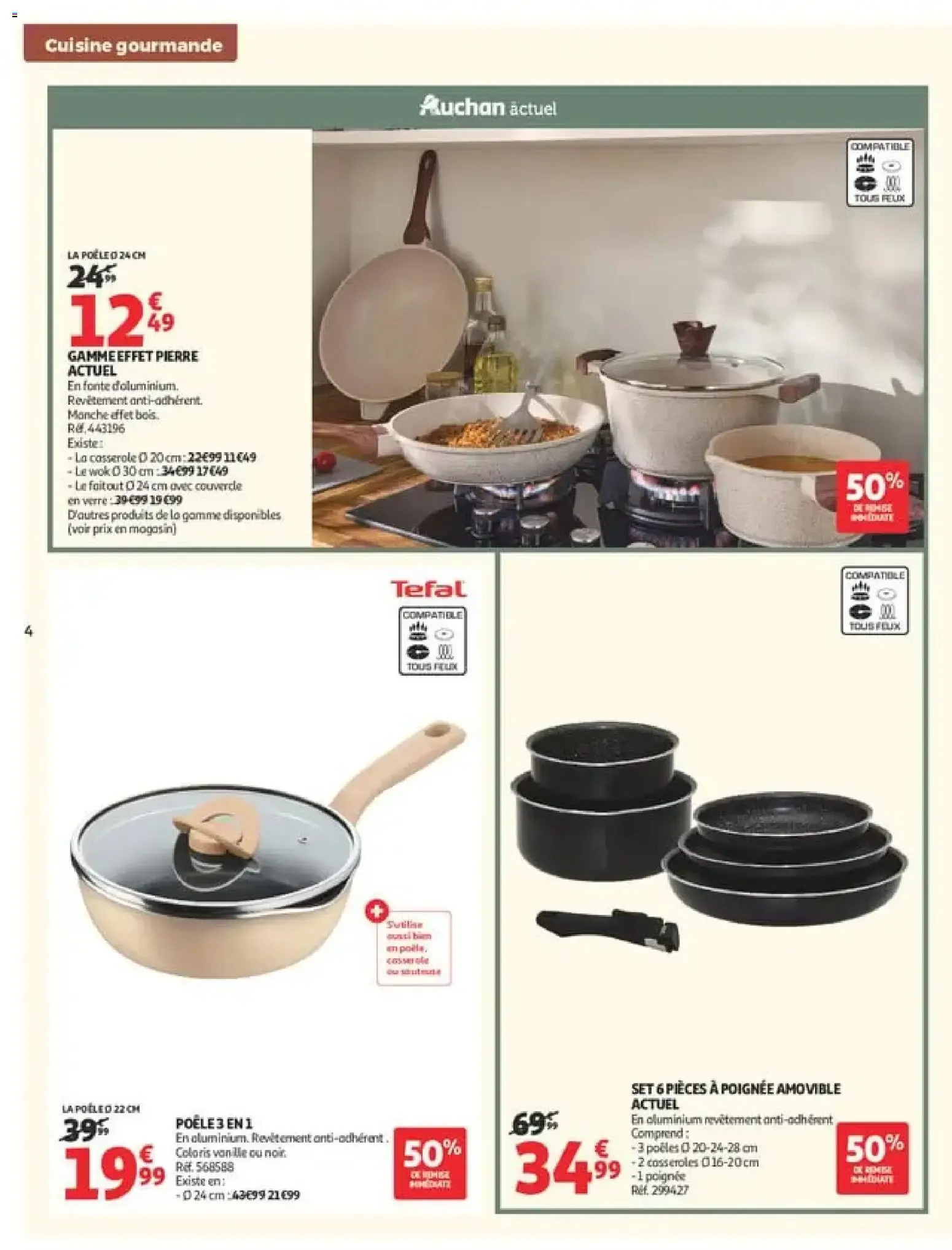 Auchan Cuisine gourmande supers à partir du 22/09/2026 - promo en ligne du 22 septembre au 3 octobre 2026 - Catalogue page 4
