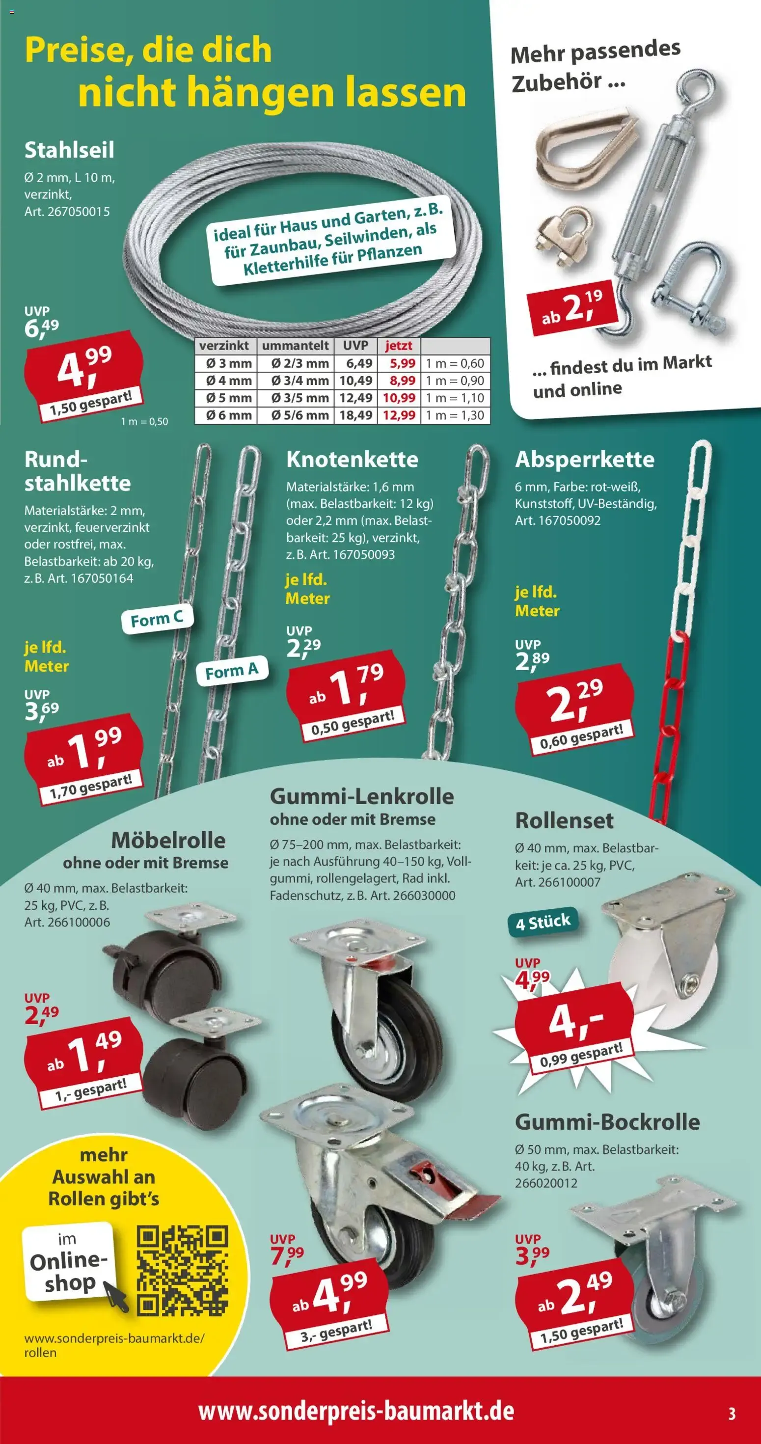 Sonderpreis Baumarkt Prospekt von 26. September bis 2. Oktober 2026 - Prospekt seite 3