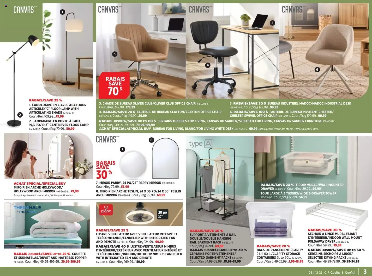 Canadian Tire circulaire - Le guide ultime pour la maison from Oct 15, 2026 > weekly specials & deals from October 15 to November 4 2026 - flyer page 3