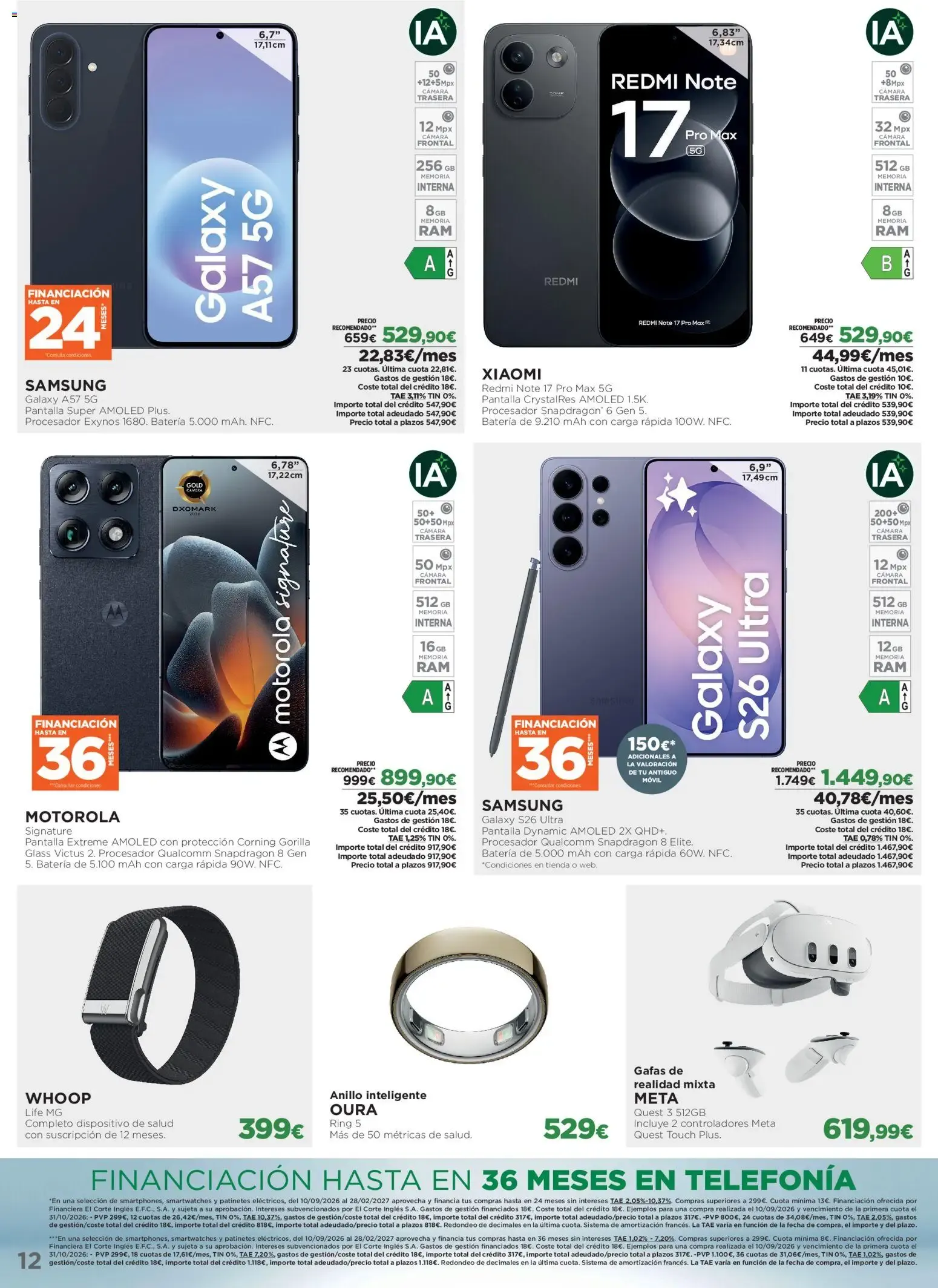 Catálogo de El Corte Inglés Los Tecnoprecios 26/10/2026 │Catálogo 26 de octubre al 1 de noviembre 2026 - Página 12
