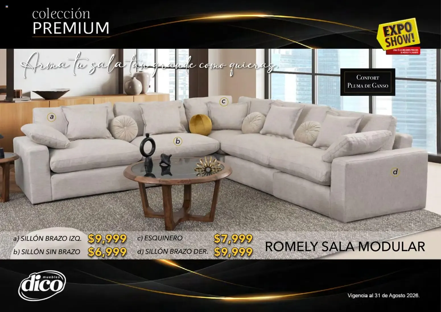 Catálogo de Muebles Dico Catálogo: Colección Premium y Expo Show! 1 de agosto al 31 de agosto 2026 - Pagina 36
