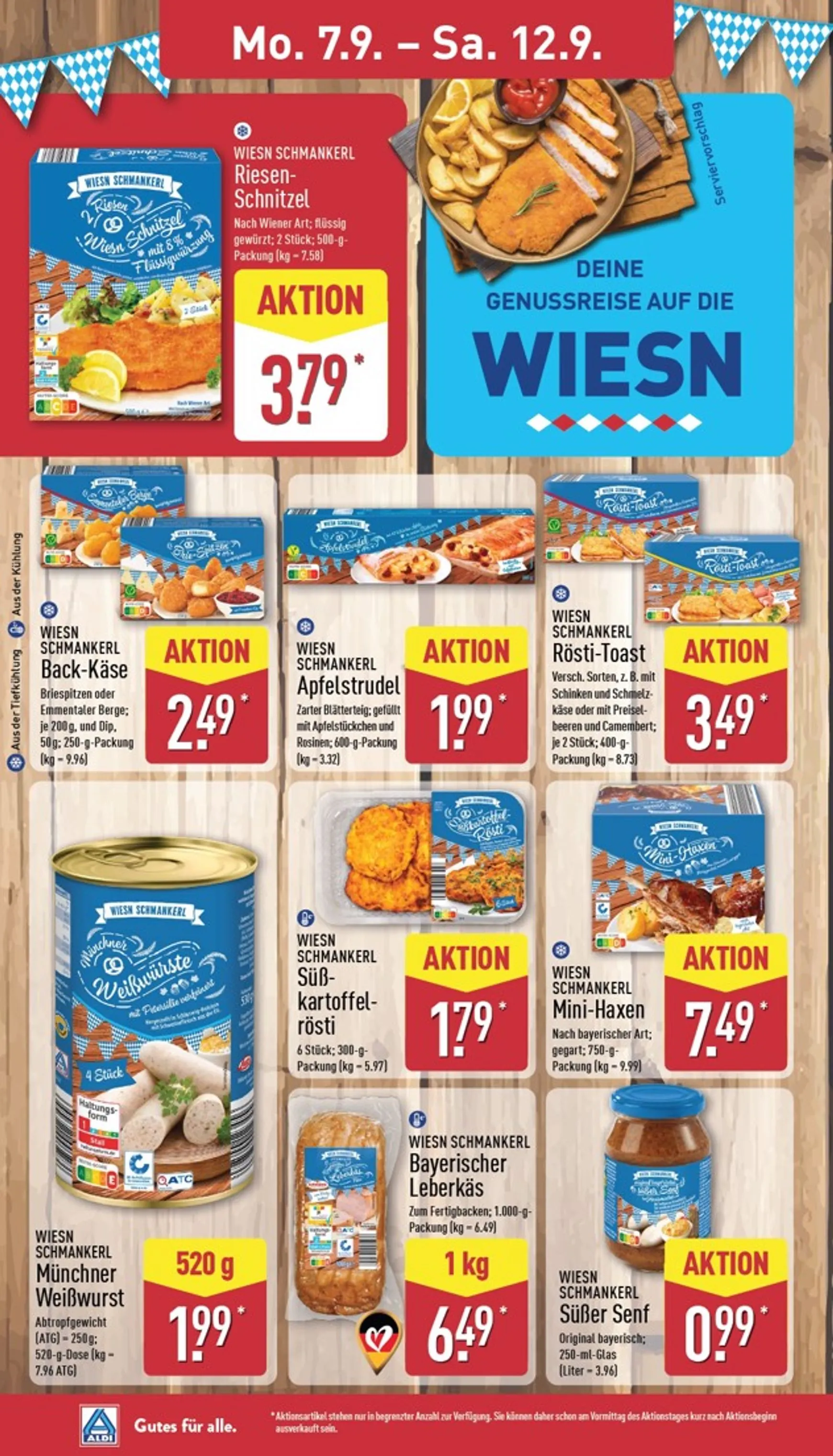 WIESNGENUSS. von 7. September bis 12. September 2026 - Prospekt seite 10
