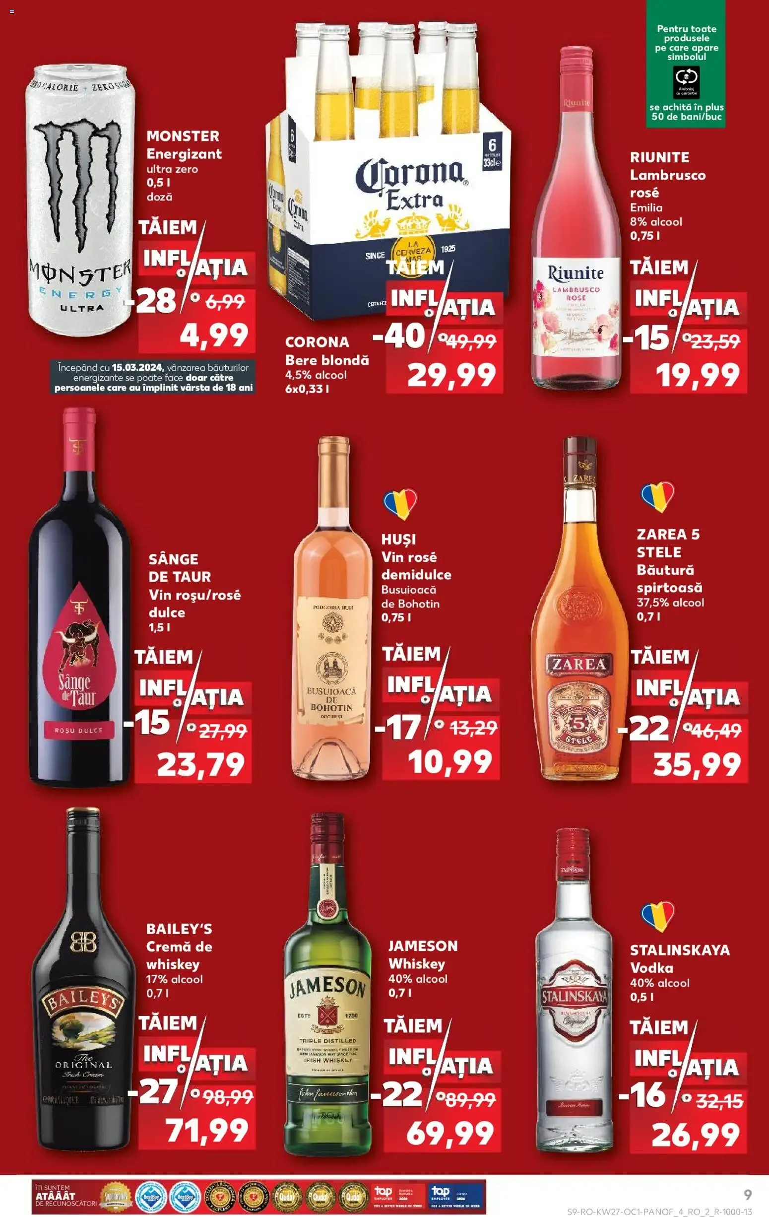 Catalog Kaufland Catalog Tăiem inflația 01.07.2026 - Revista si Oferta de la 1 iulie până la 4 august 2026 - Revista Pagina 9