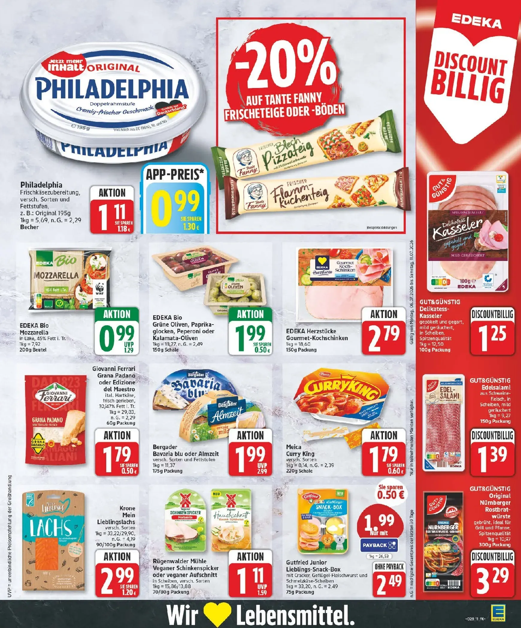 Edeka Prospekt – von Montag 06.07.2026 bis Samstag 11.07.2026 von 6. Juli bis 11. Juli 2026 - Prospekt seite 11