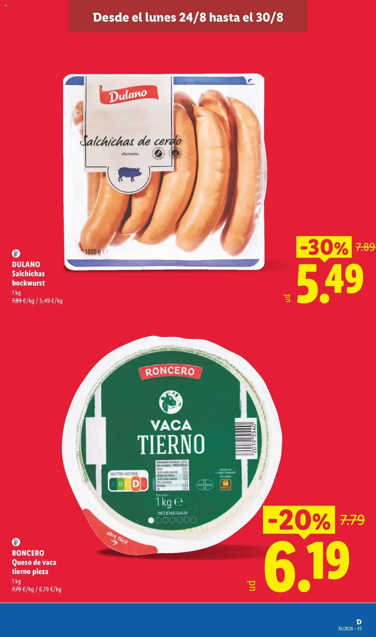 Catálogo de Lidl: Ahorra el doble - Ofertas 24 de agosto al 30 de agosto 2026 - Página 3