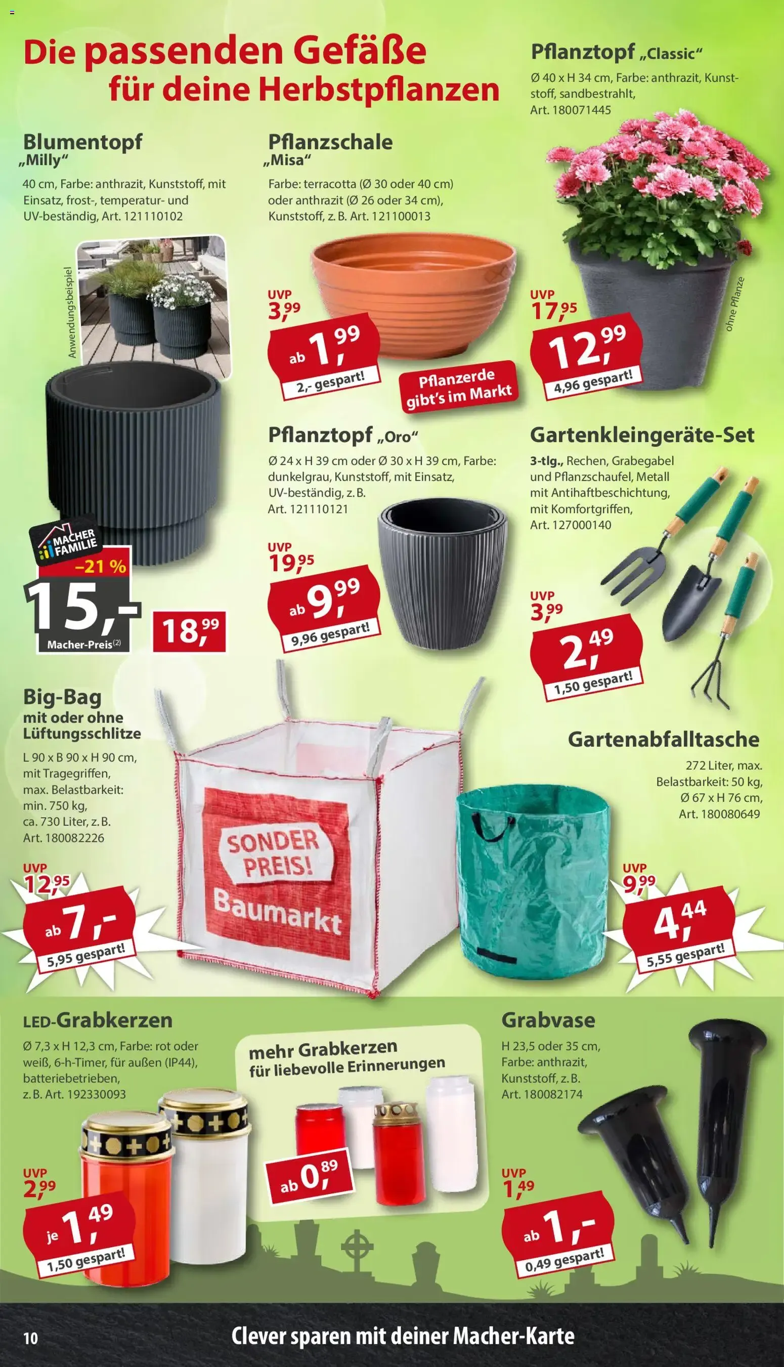 Sonderpreis Baumarkt Prospekt (ab 17.10.2026) zum Blättern von 17. Oktober bis 23. Oktober 2026 - Prospekt seite 10
