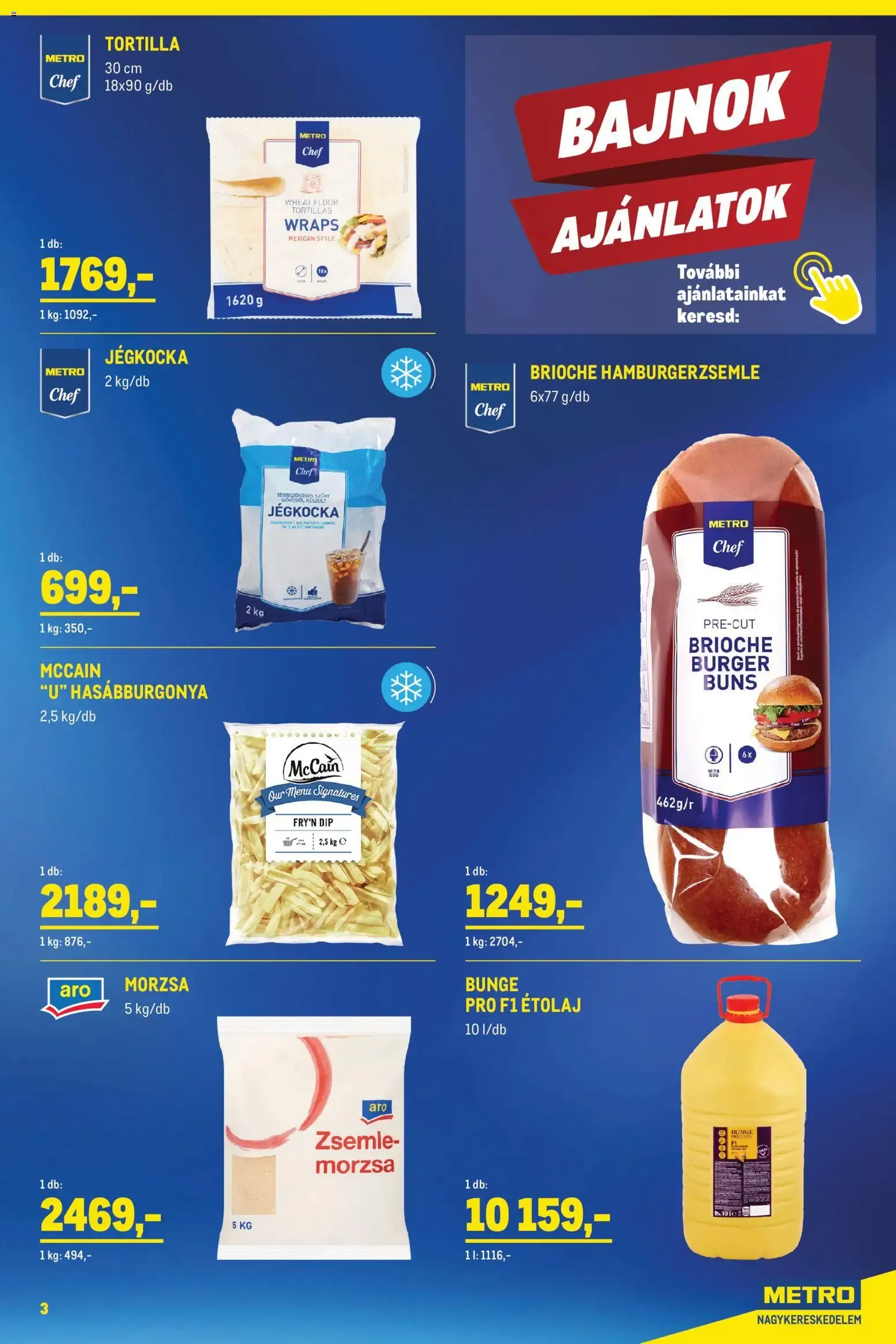 Katalógus Metro akciós újság - 2026.08.01. -tól/töl > akció, lapozható szórólap 🛍️ augusztus 1.-tól augusztus 31.-ig 2026. - Oldal 3