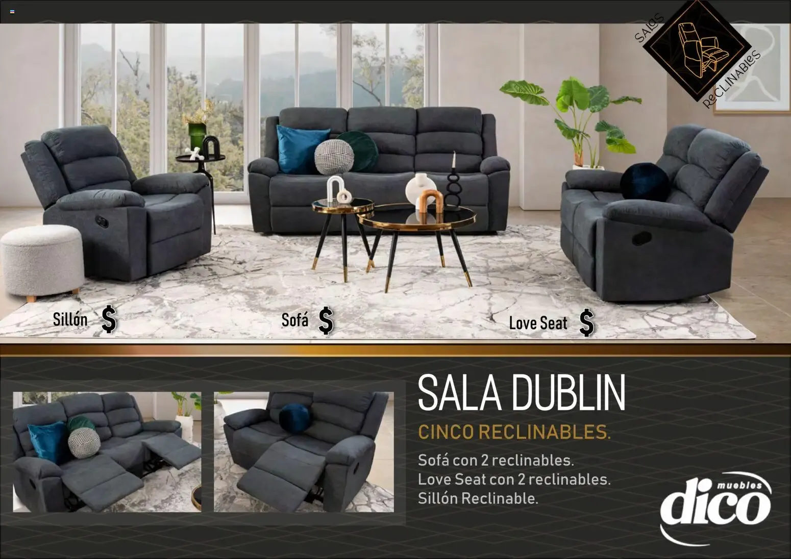 Catálogo de Muebles Dico catálogo Salas reclinables (27/03/2026 - 31/08/2026) - catálogo en línea 27 de marzo al 31 de agosto 2026 - Pagina 2