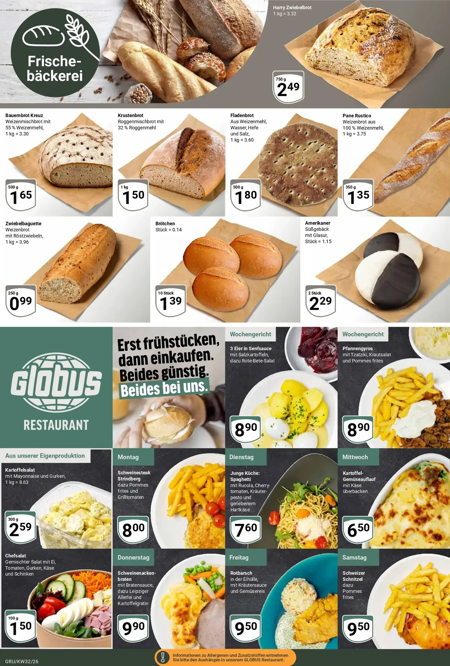 Globus - Jetzt Schulzeit einläuten! (Grünstadt) von 3. August bis 8. August 2026 - Prospekt seite 9