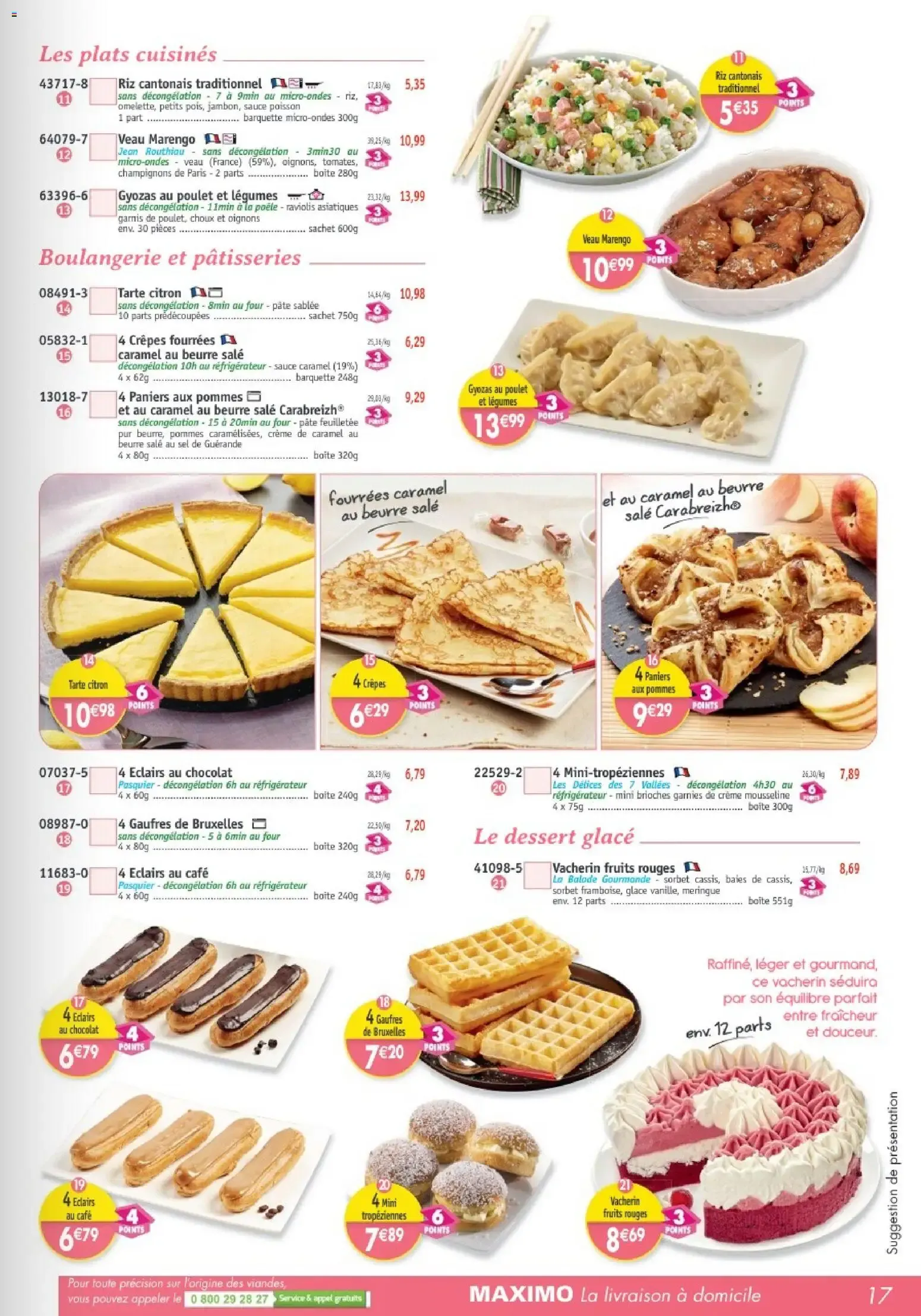 Maximo: Le Surgelé à Domicile du 24 août au 27 septembre 2026 - Catalogue page 17