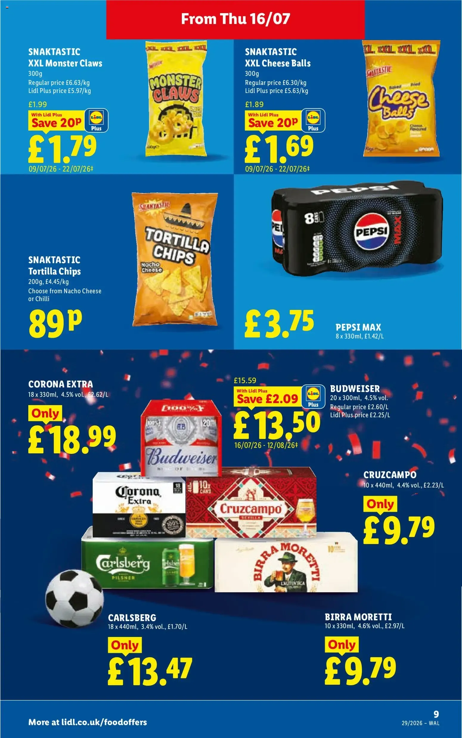 Lidl Weekly Offers - Snacks (Wales) from 16 July to 22 July 2026 - Catalogue Page 11