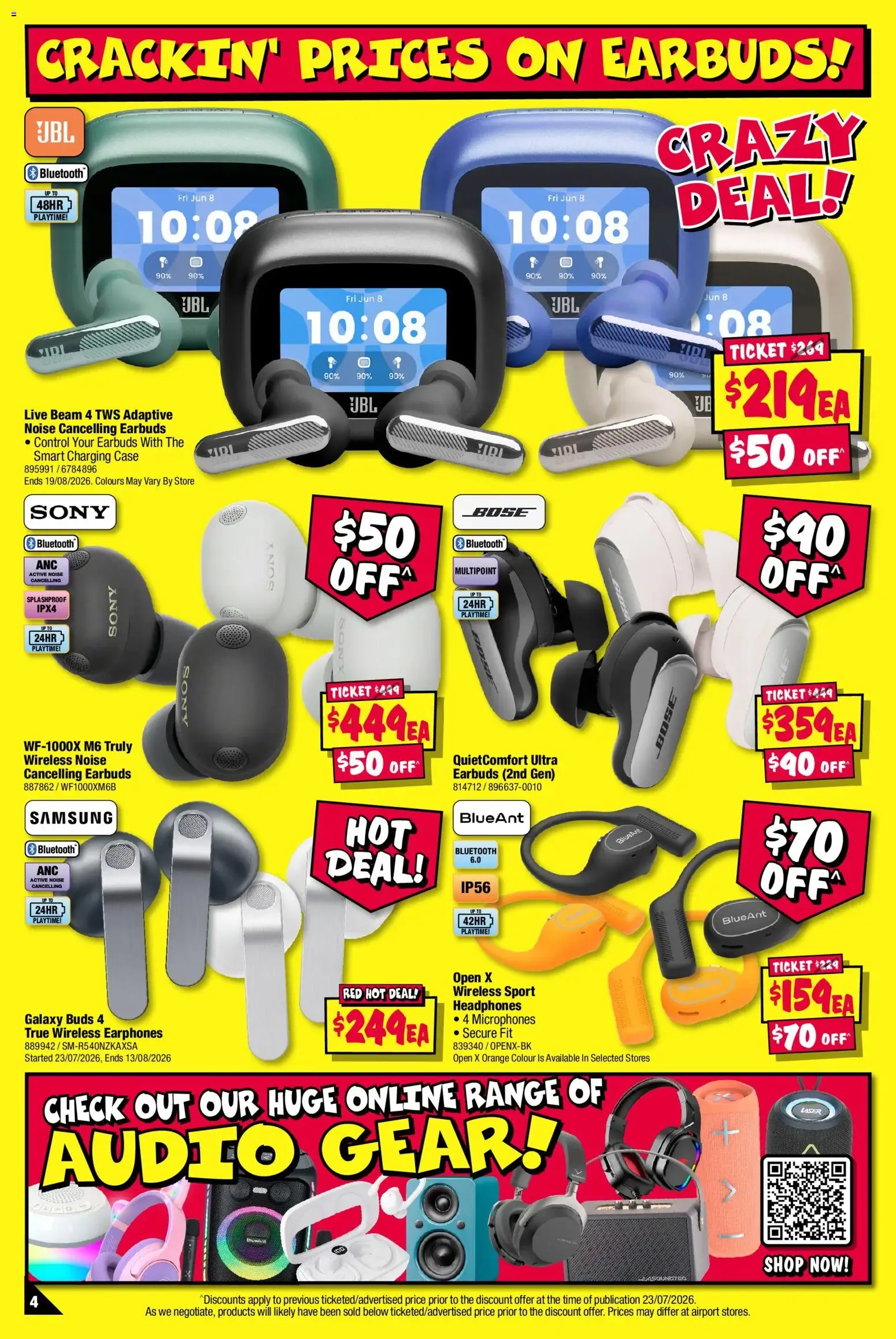 JB Hi-Fi The Big Sound Sale - 30/07/2026 > weekly / monthly specials - Catalogue valid from 30 July to 12 August 2026 - page 4