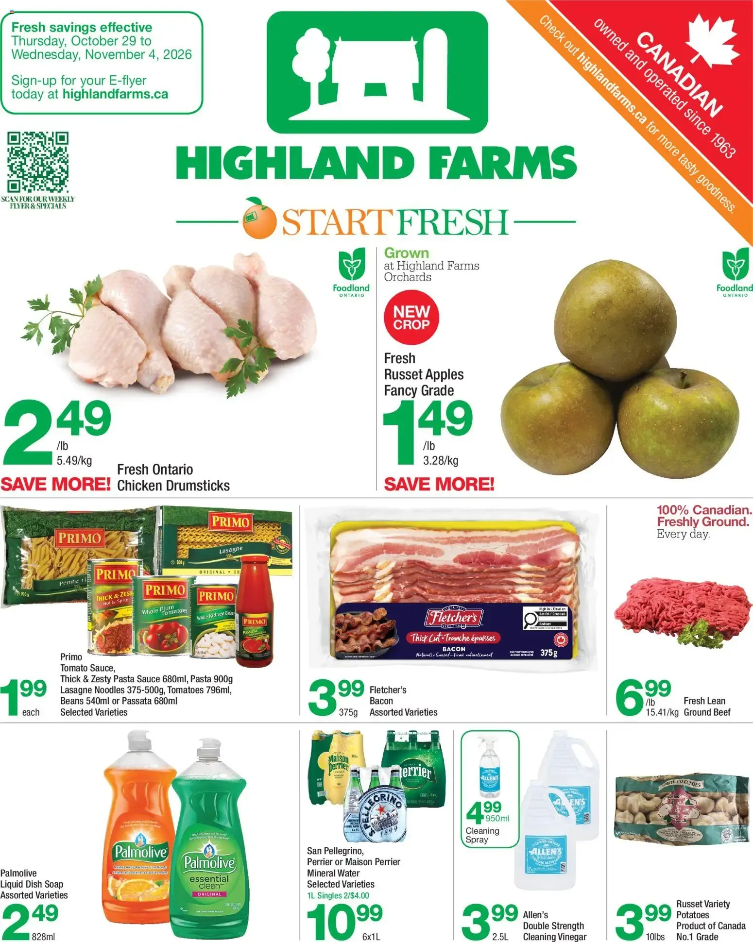 Highland Farms weekly flyer / circulaire from Oct 29, 2026 > weekly specials & deals