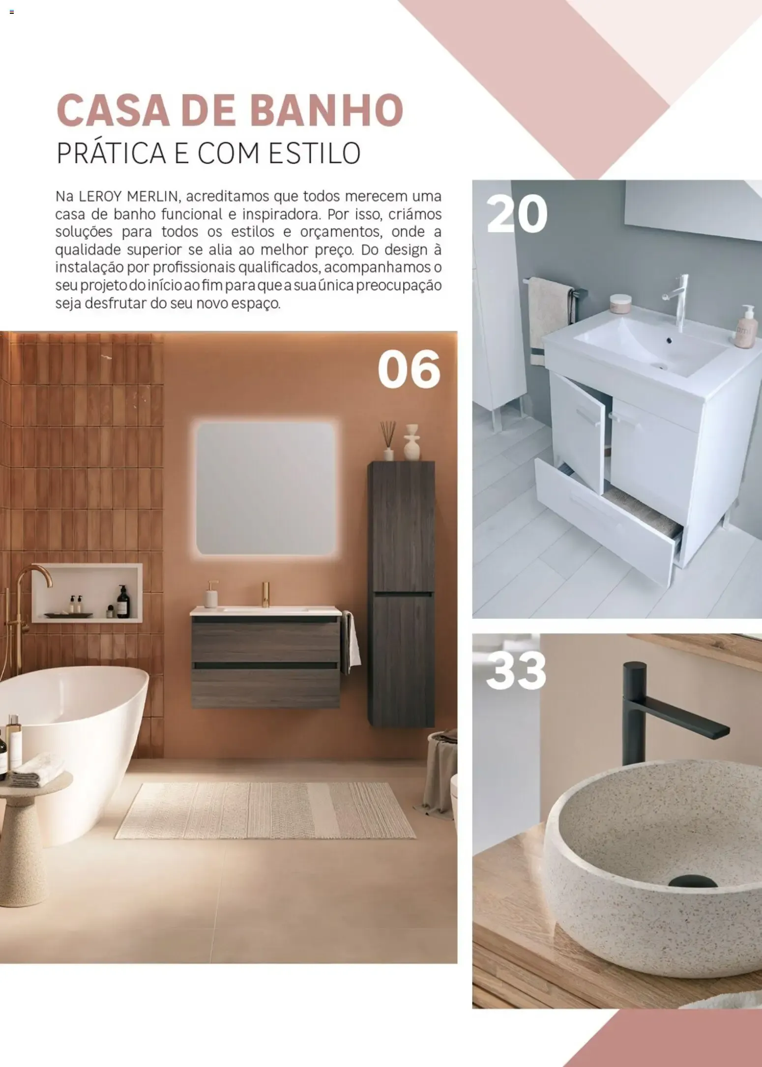 Folheto Leroy Merlin Catálogo Casas de Banho » de 28/05/2026 - 28/07/2026 de 28 de maio até 28 de julho 2026 - Pagina 2