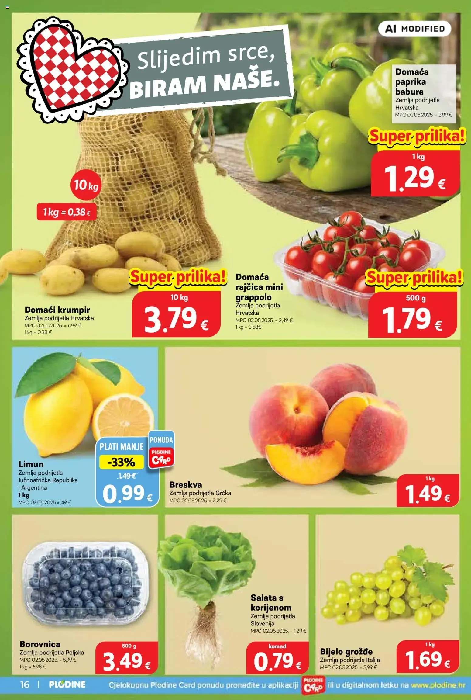 Katalog Plodine Katalog novi od 06.08.2026 na listanje > letak digitalni od 6. kolovoza do 11. kolovoza 2026. - Pregled Stranica 16