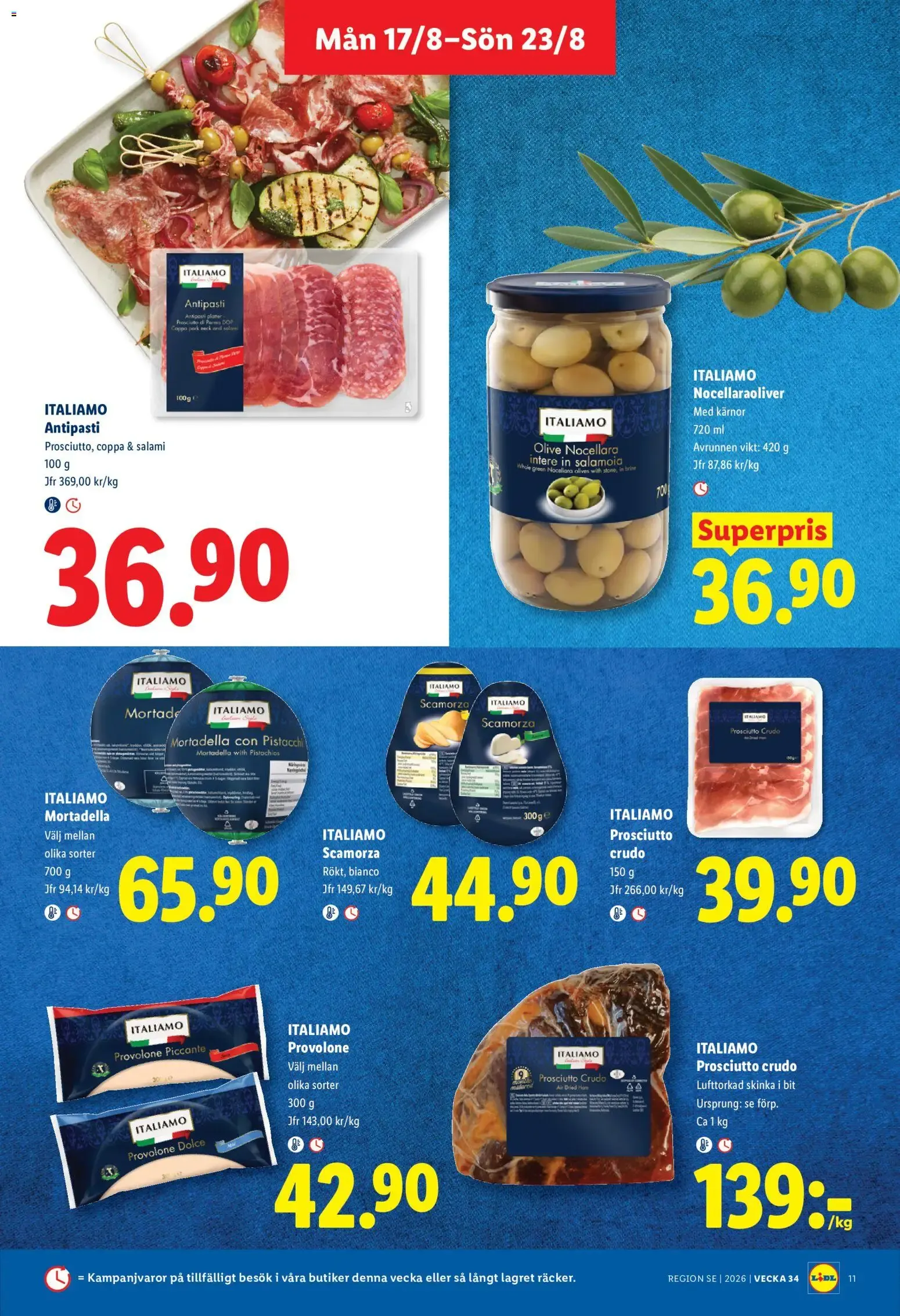 Lidl: Kvalitetssäkrade frukter och grönsaker. Det lönar sig. från 17 augusti till 23 augusti 2026 - Reklamblad sidor 13