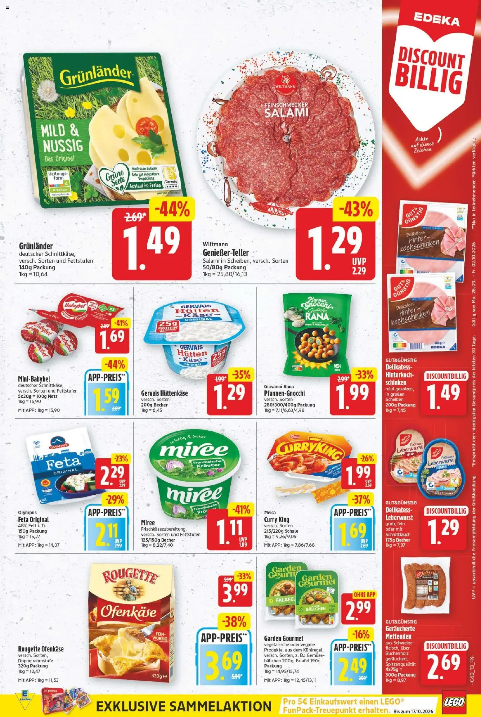 EDEKA Center - 20% Rabatt auf EDEKA Bio Milch-, Joghurt- und Quarkartikel von 28. September bis 2. Oktober 2026 - Prospekt seite 13