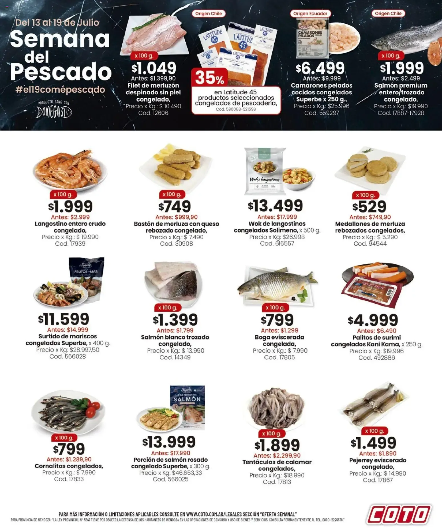 Ofertas de Semana del Pescado 13 de julio al 19 de julio 2026 - Página 1 del catálogo