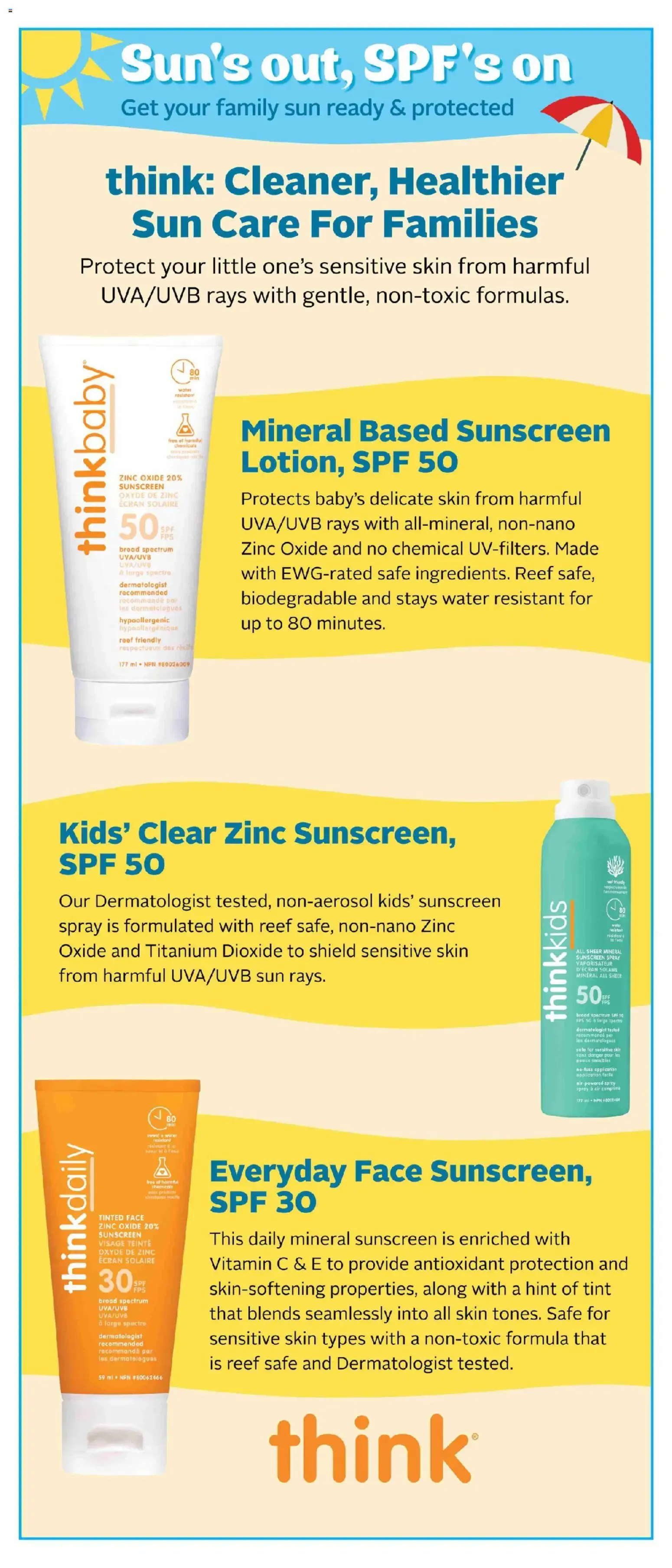 Sun's out, SPF's on from April 10 to September 3 2026 - flyer page 14