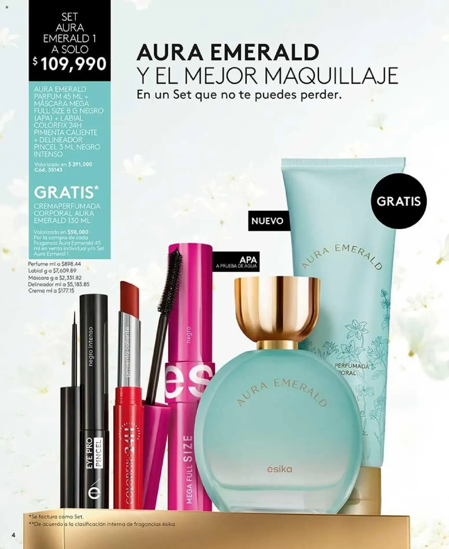 Catalogo de Esika Catálogo: Nuevo Perfume Aura Emerald C-12/2026 7 de agosto al 27 de agosto 2026 - Pag 4
